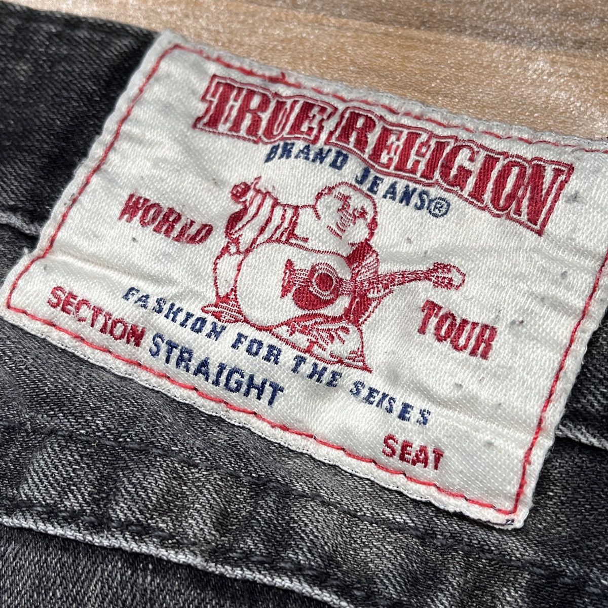 True Religion × Vintage Seditionaries True Religion Ripped Denim Acid Wash Straight Size US 31 - 16 Thumbnail