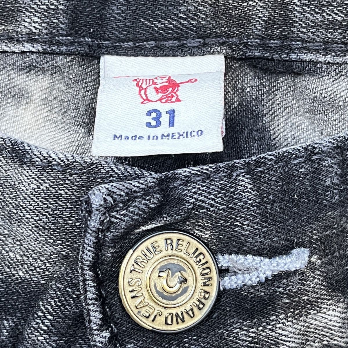 True Religion × Vintage Seditionaries True Religion Ripped Denim Acid Wash Straight Size US 31 - 6 Thumbnail