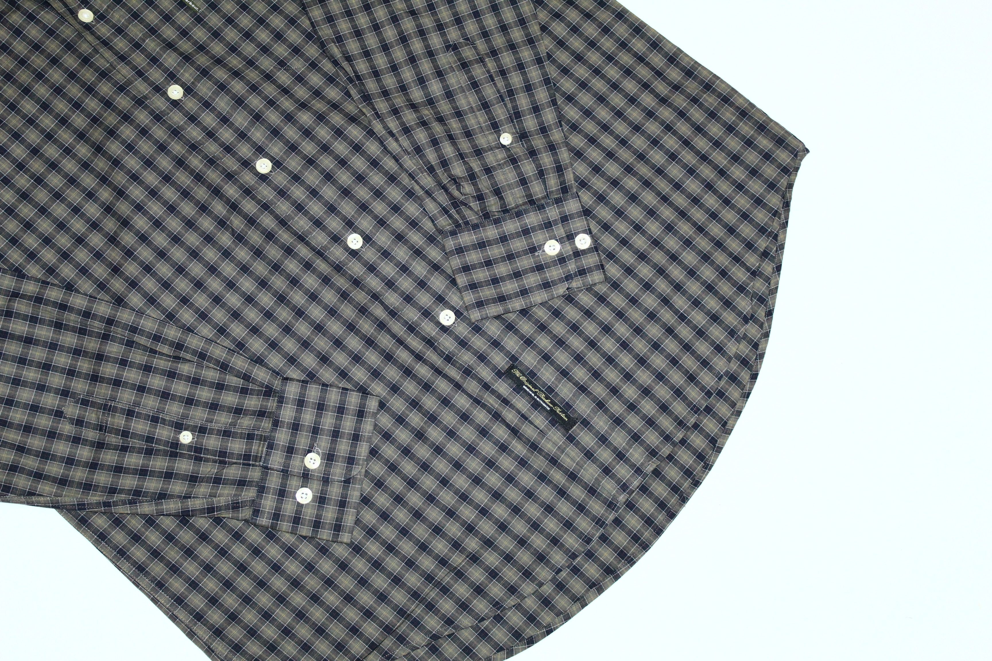 Barbour VTG Barbour Beacon Tartan Button Down Casual Baggy Shirt Size US L / EU 52-54 / 3 - 6 Thumbnail
