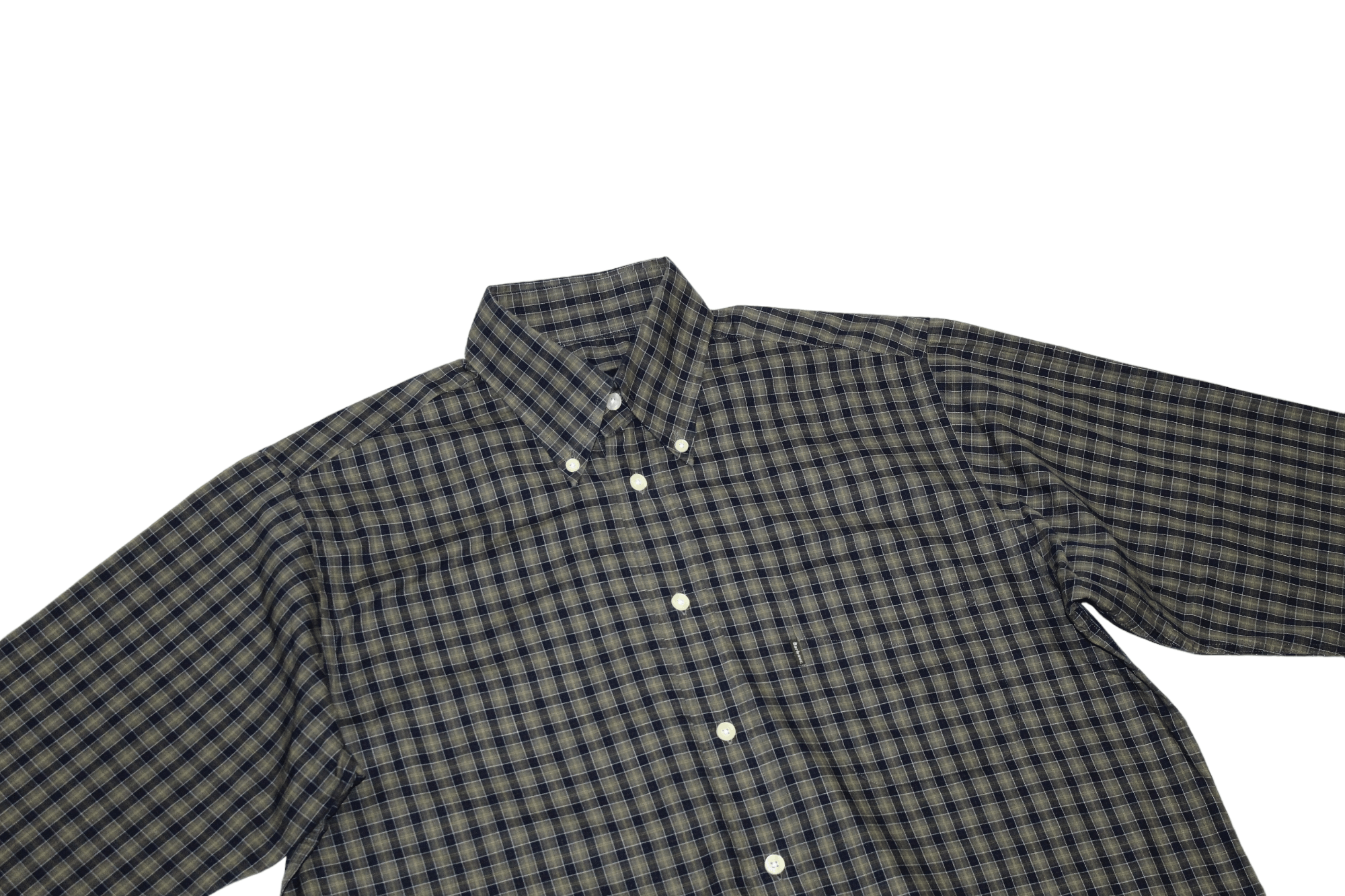 Barbour VTG Barbour Beacon Tartan Button Down Casual Baggy Shirt Size US L / EU 52-54 / 3 - 2 Thumbnail