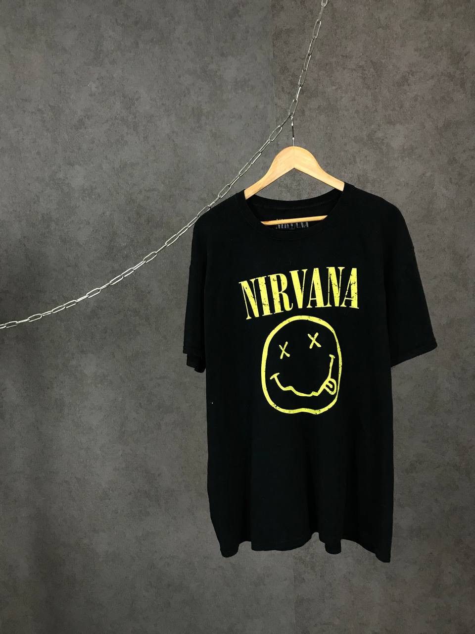 Band Tees Nirvana Smile rock band tee Size US XL / EU 56 / 4 - 1 Thumbnail