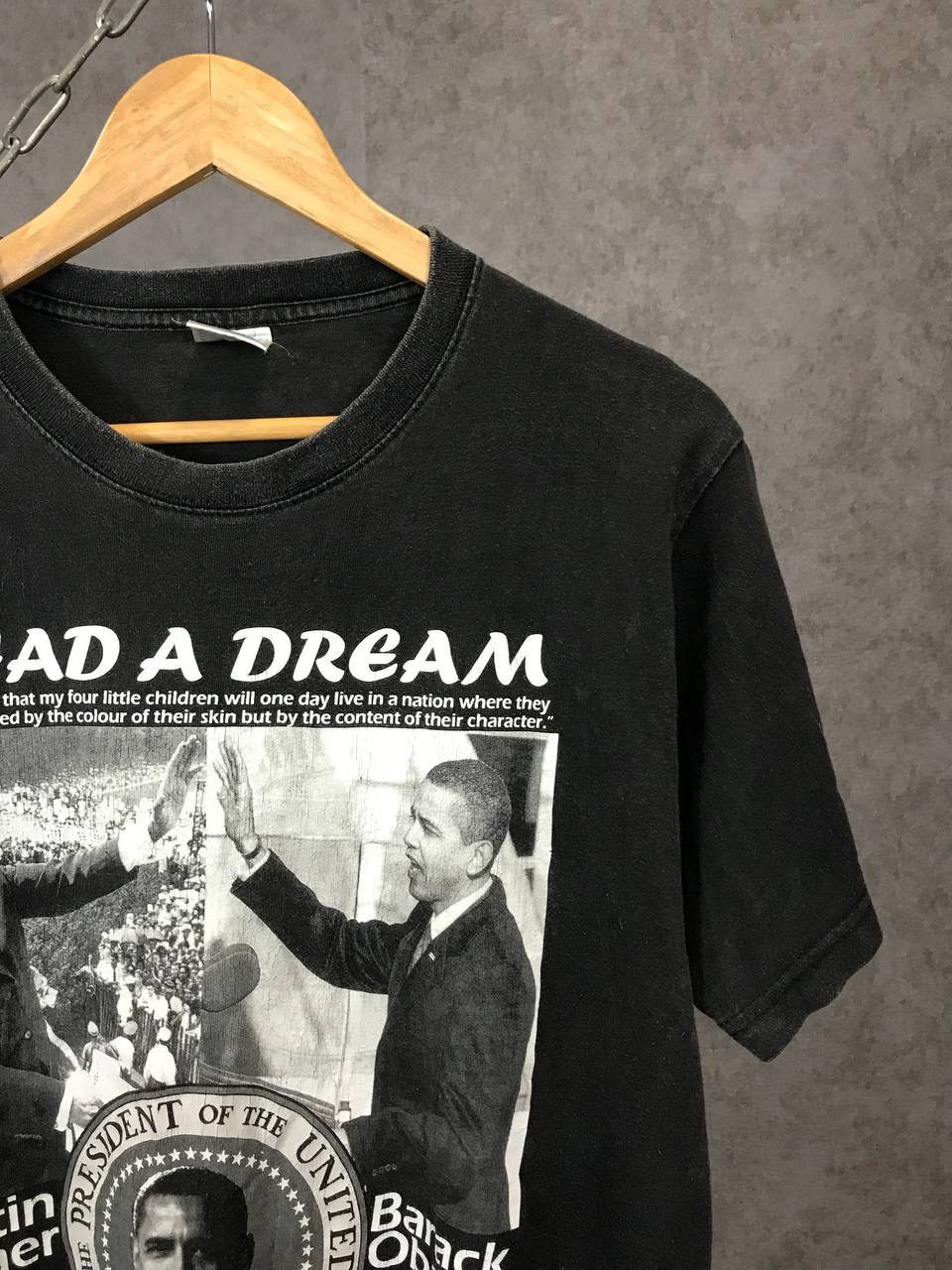President's Martin Luther King x Barack Obama USA vintage tee Size US M / EU 48-50 / 2 - 2 Thumbnail