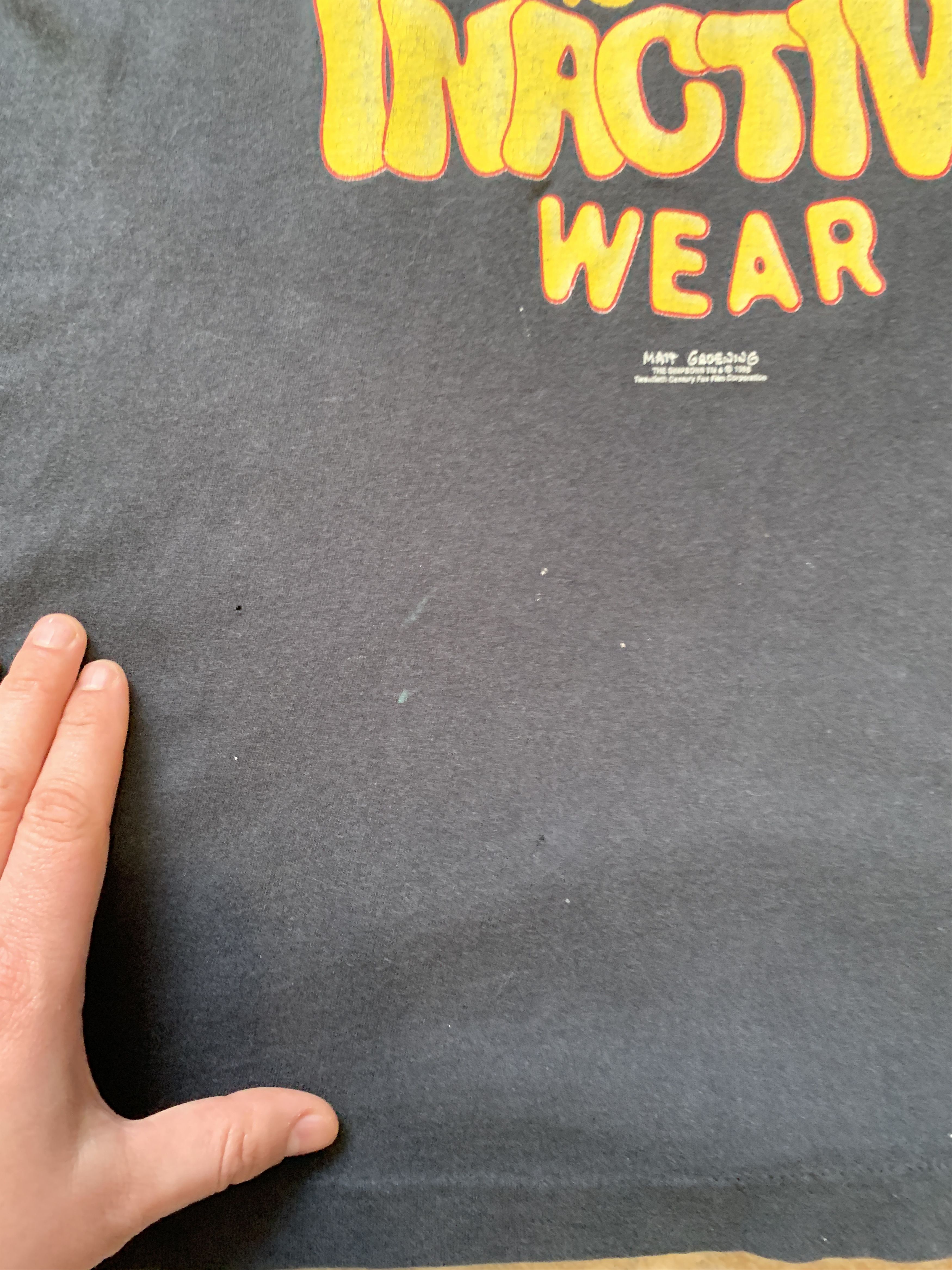 The Simpsons The Simpsons 1998 Matt Groening Inactive Wear Tee Size US L / EU 52-54 / 3 - 17 Thumbnail