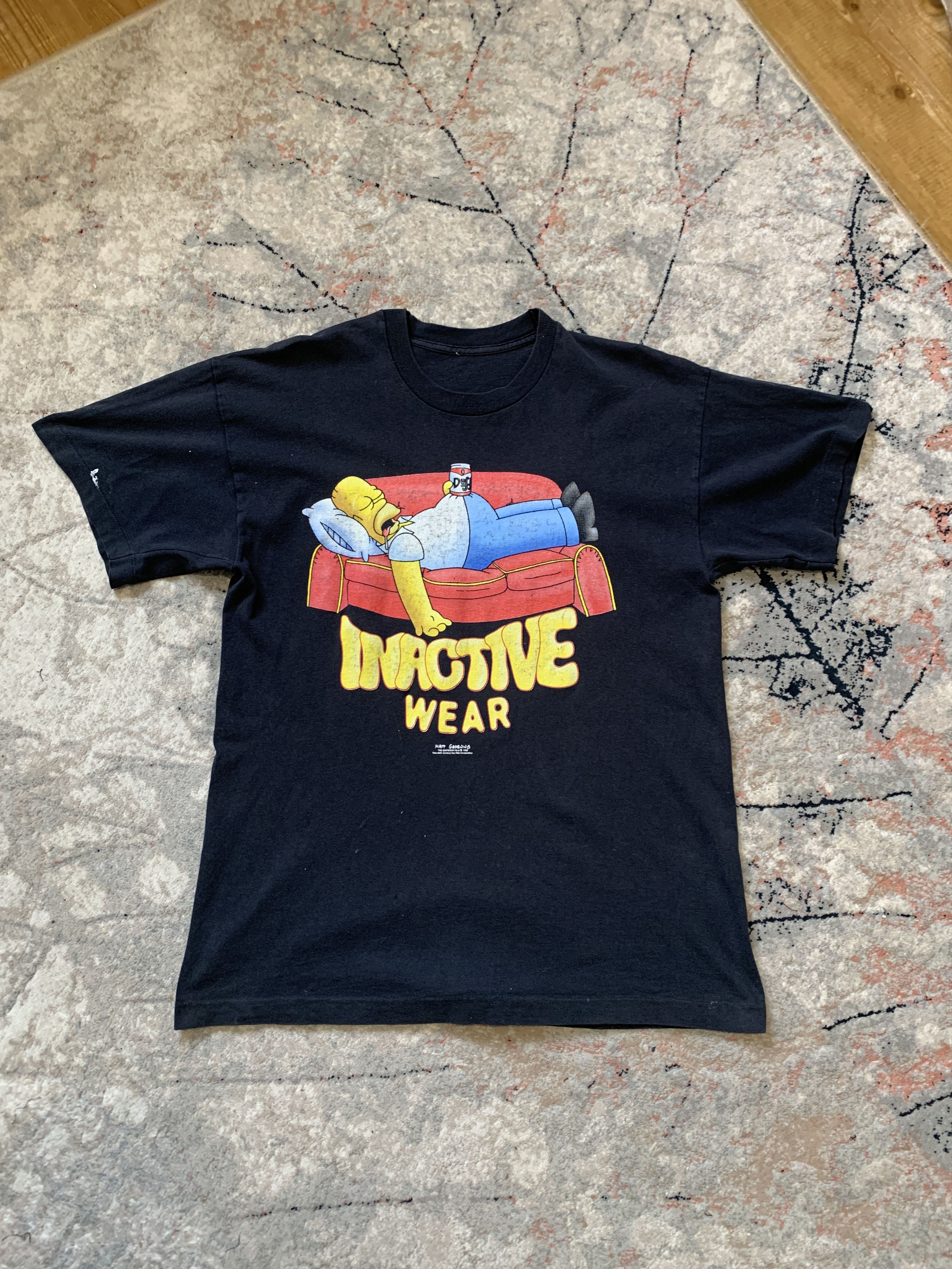 The Simpsons The Simpsons 1998 Matt Groening Inactive Wear Tee Size US L / EU 52-54 / 3 - 1 Thumbnail