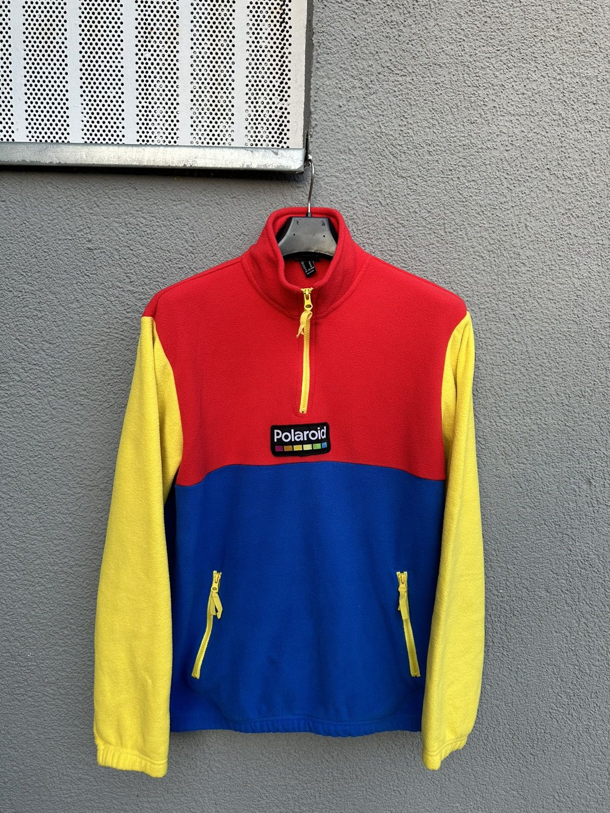 Polaroid quarter 2025 zip fleece pullover