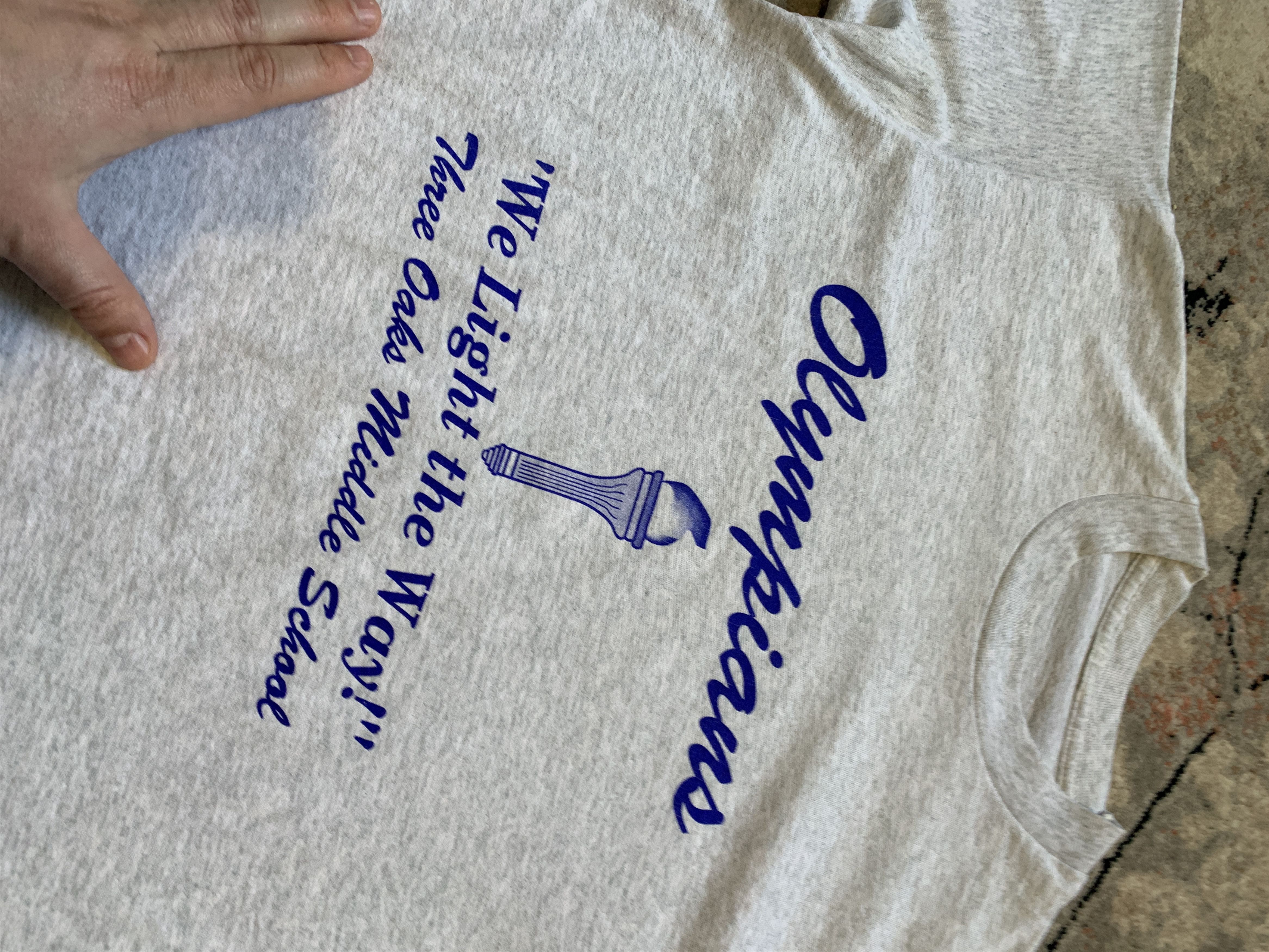 USA Olympics Vintage Olympians We Light the Way Tee Size US M / EU 48-50 / 2 - 3 Thumbnail