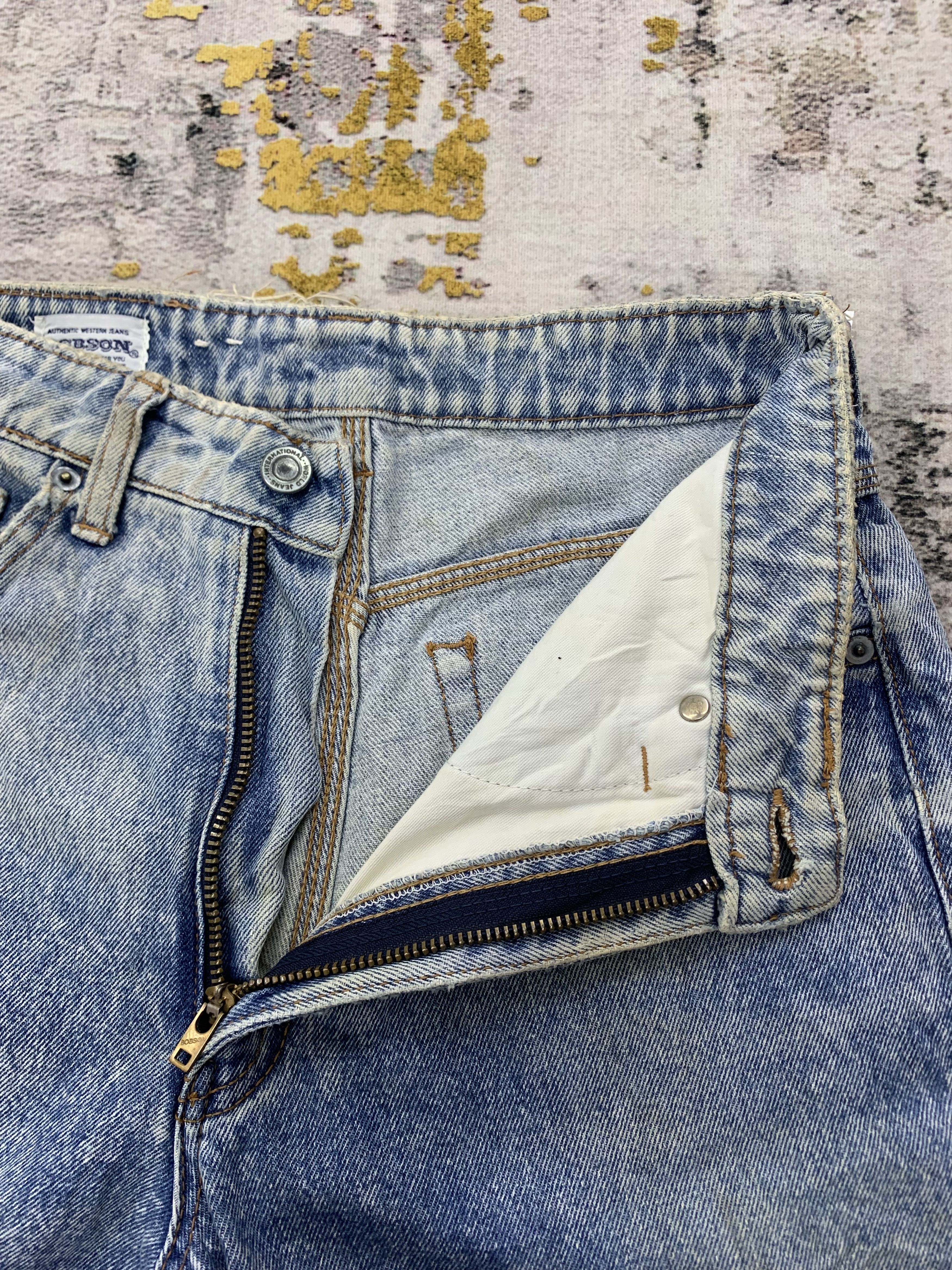Vintage Vintage Bobson Denim 28x32 Distressed Faded Size US 28 / EU 44 - 3 Thumbnail