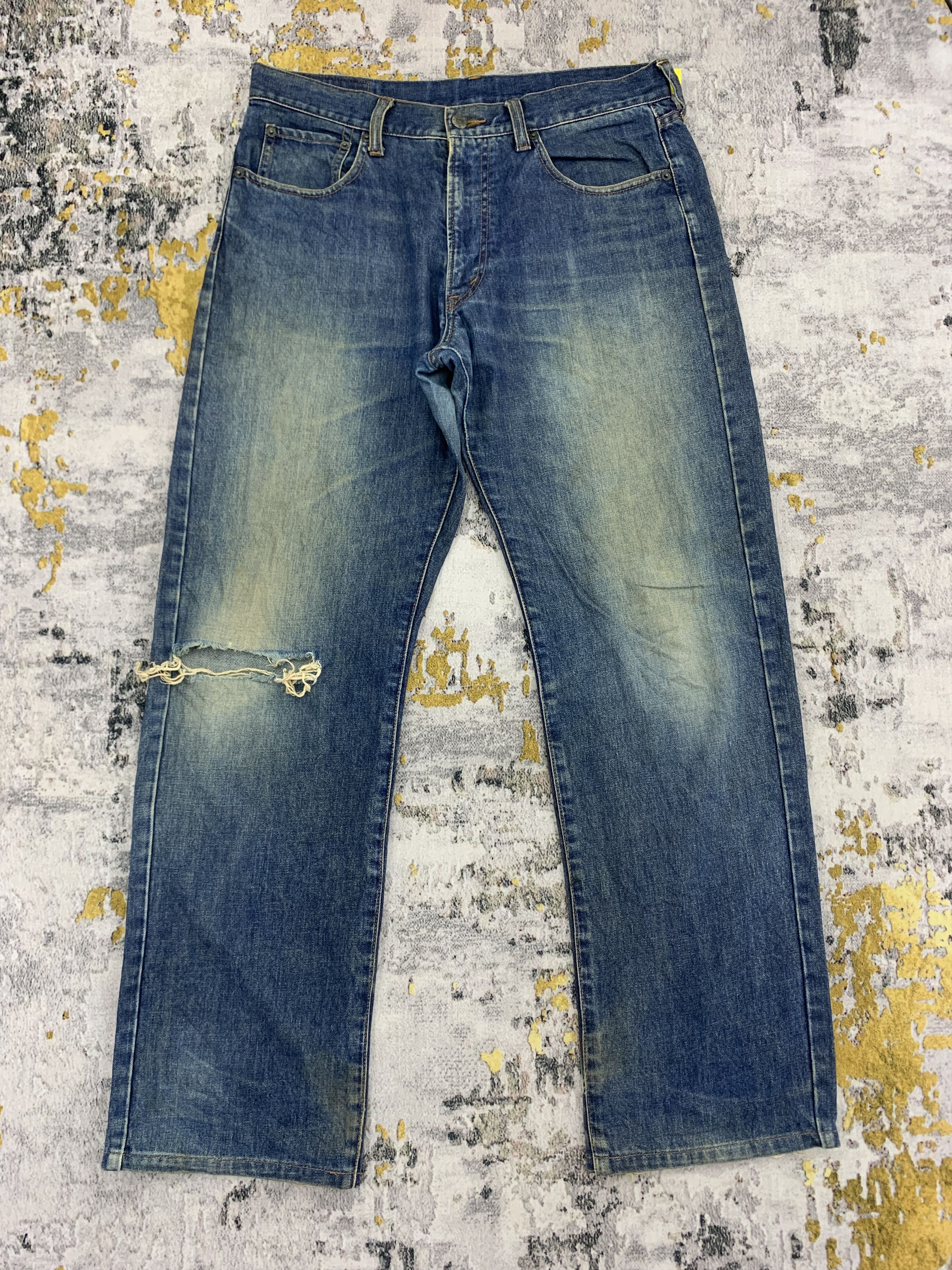 Japanese Brand Vintage Bobson Denim 34x30.5 Distressed Size US 34 / EU 50 - 1 Thumbnail
