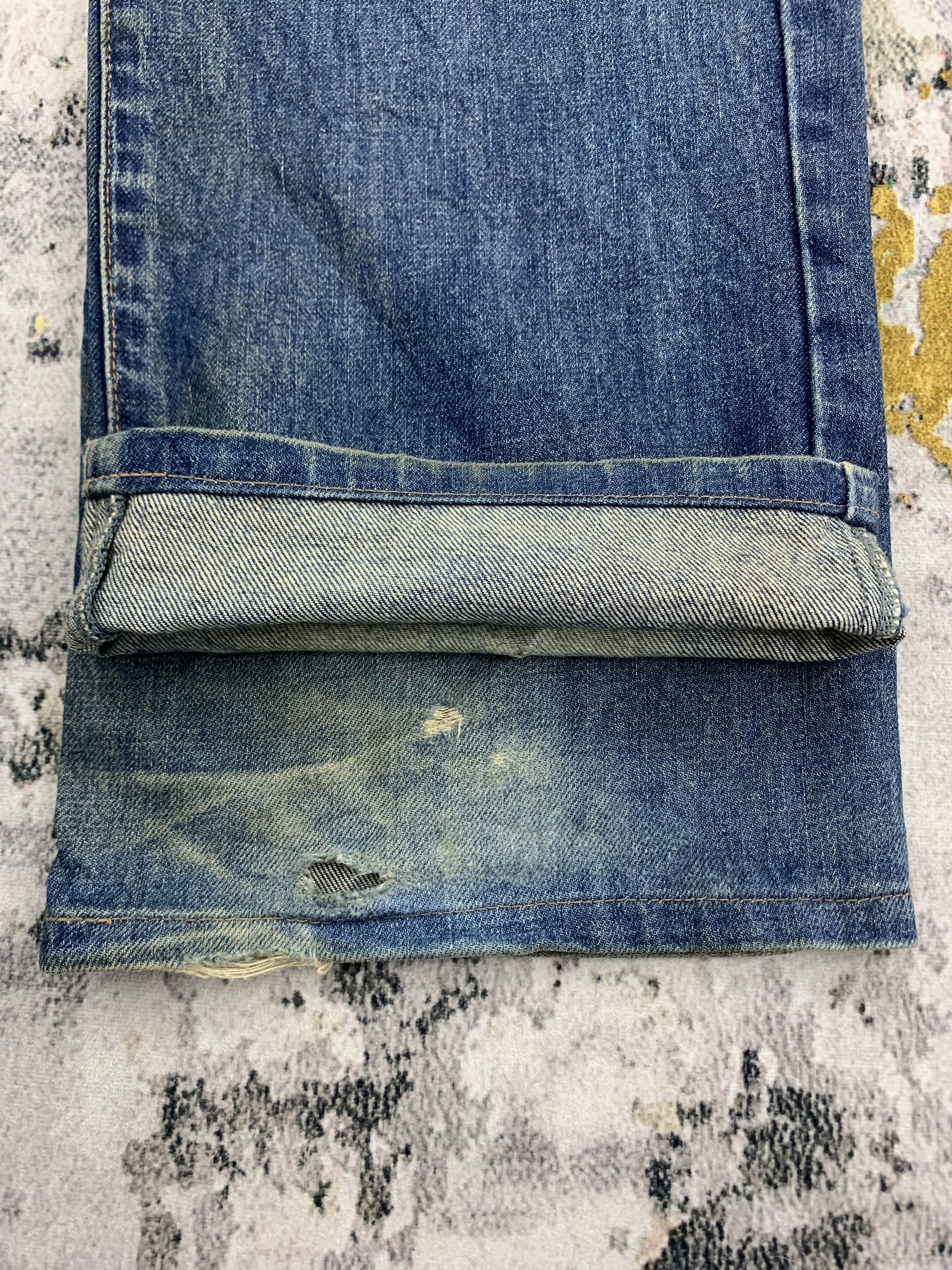 Japanese Brand Vintage Bobson Denim 34x30.5 Distressed Size US 34 / EU 50 - 11 Thumbnail