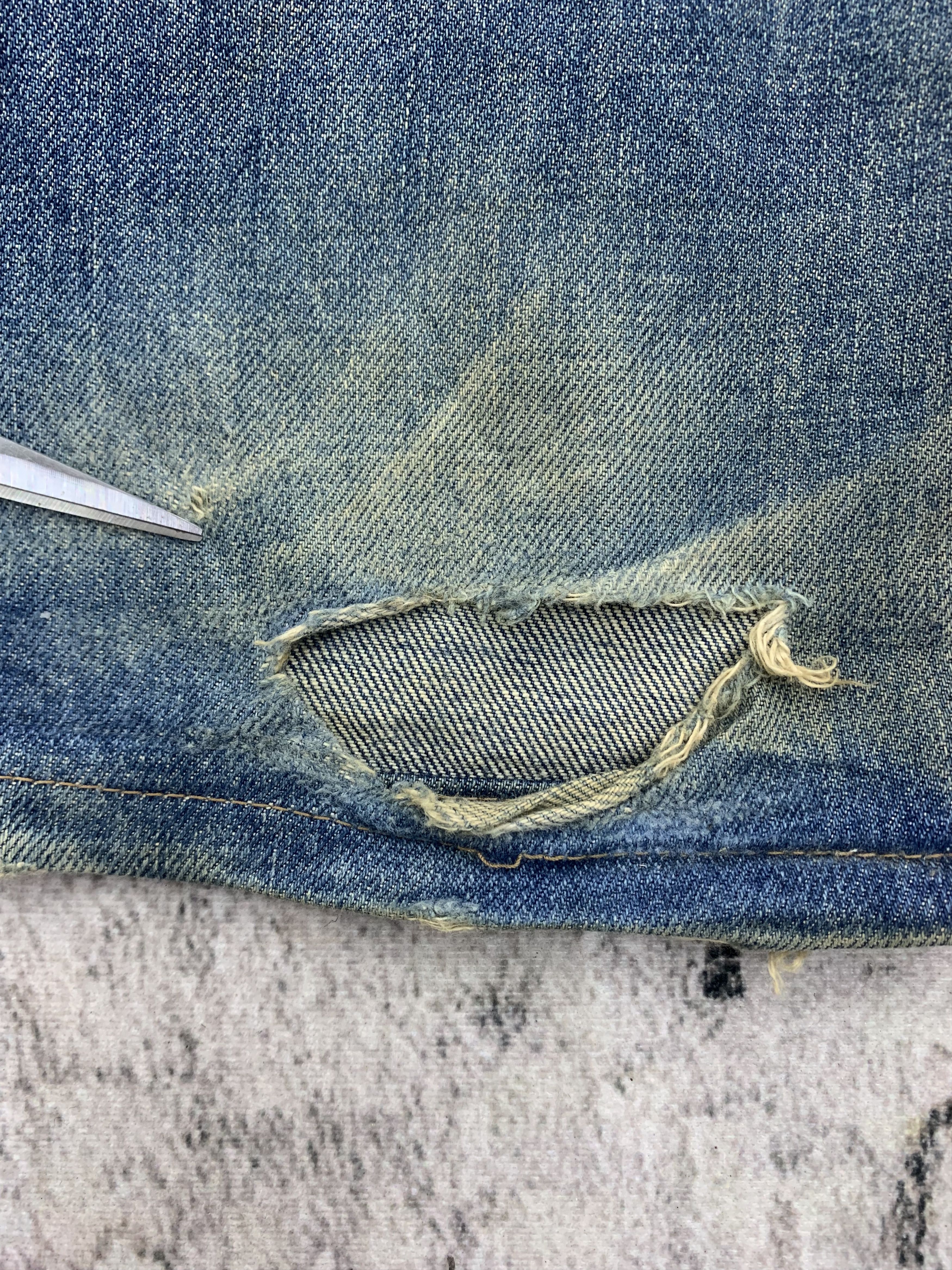 Japanese Brand Vintage Bobson Denim 34x30.5 Distressed Size US 34 / EU 50 - 9 Thumbnail