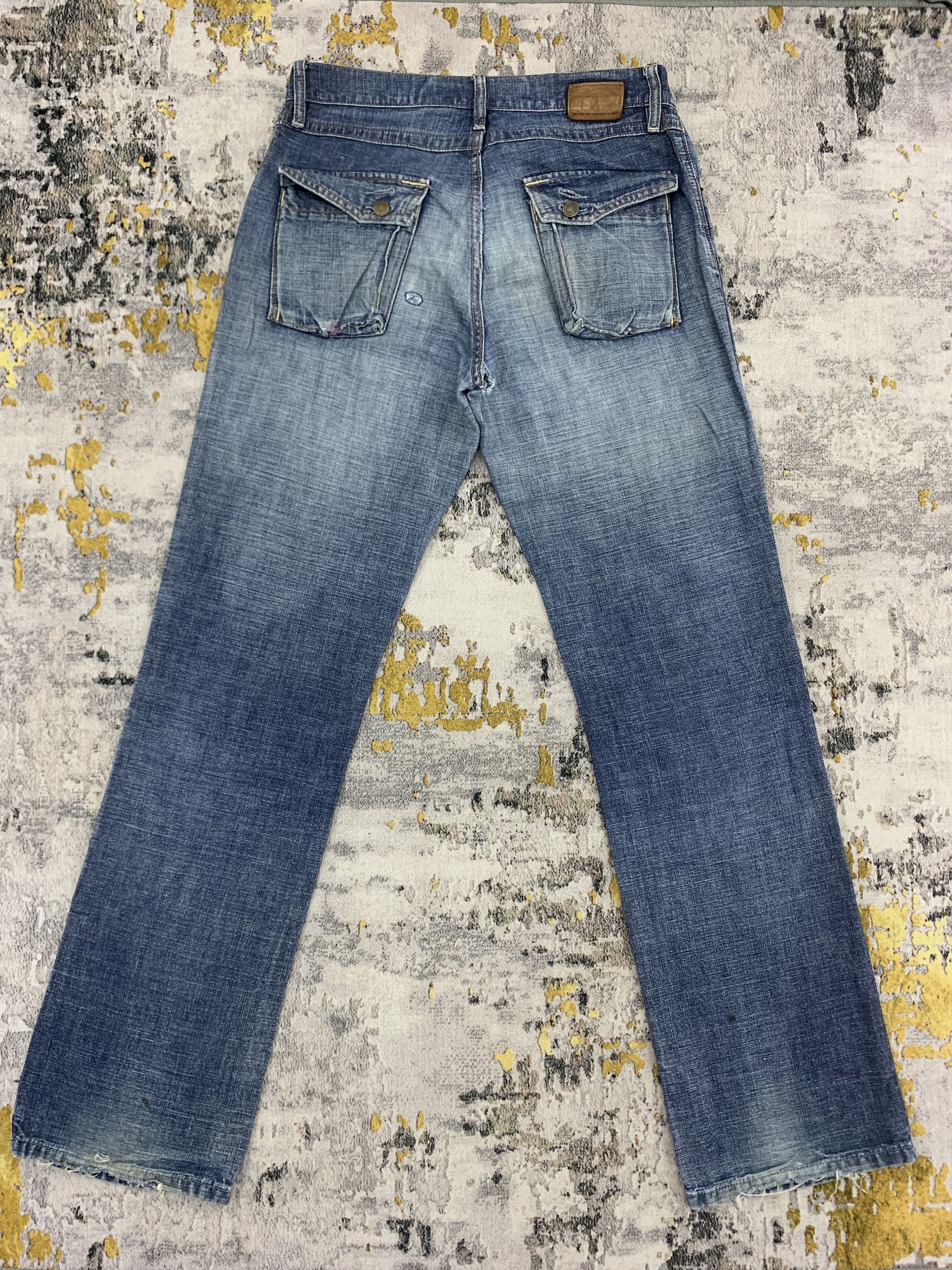 Gap Vintage Gap Denim 32x33.5 Distressed Dirty Size US 32 / EU 48 - 10 Thumbnail