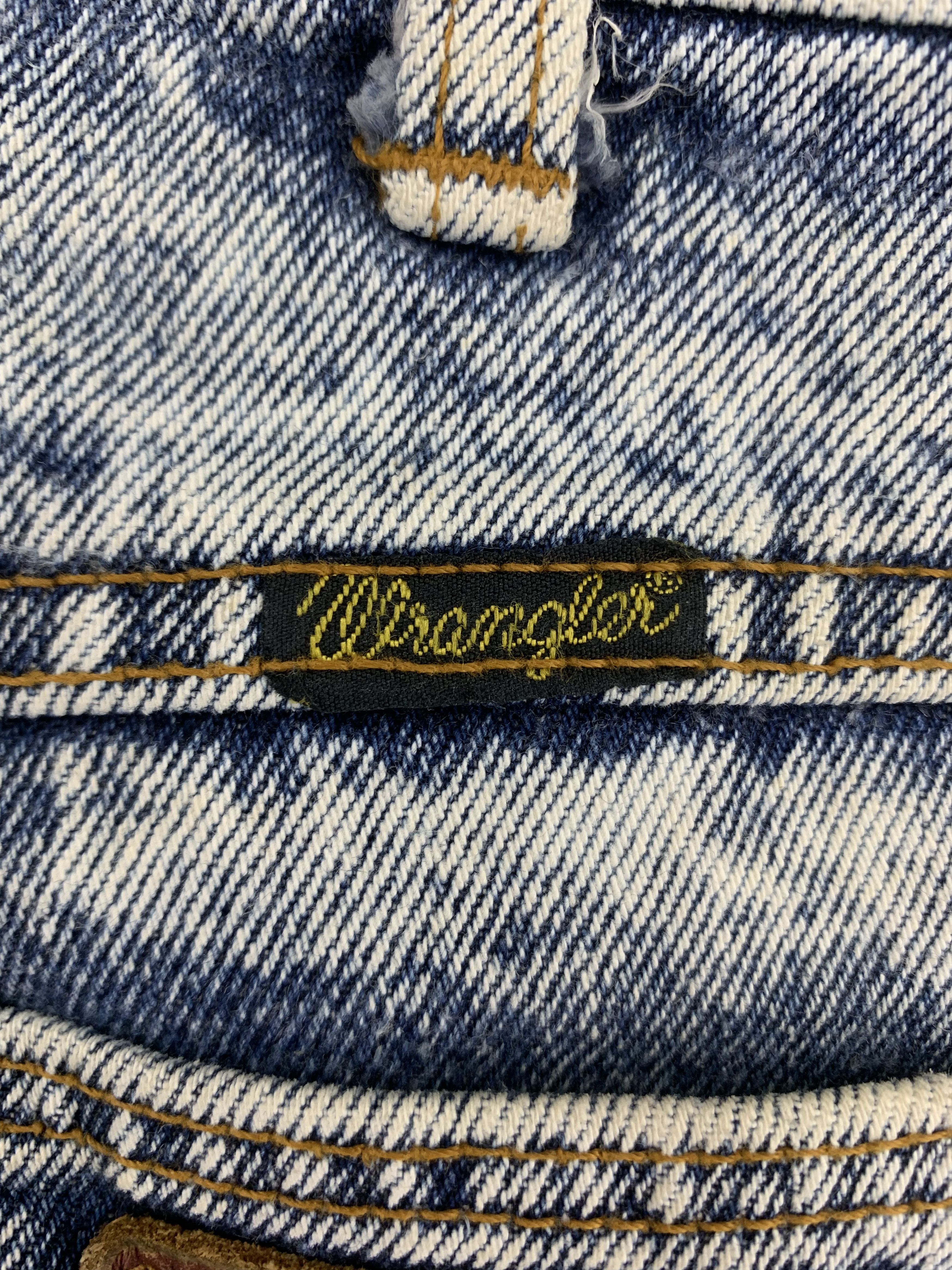 Vintage Vintage Wrangler Acid Wash Denim 26x33 Dirty Faded Size 26" / US 2 / IT 38 - 8 Thumbnail
