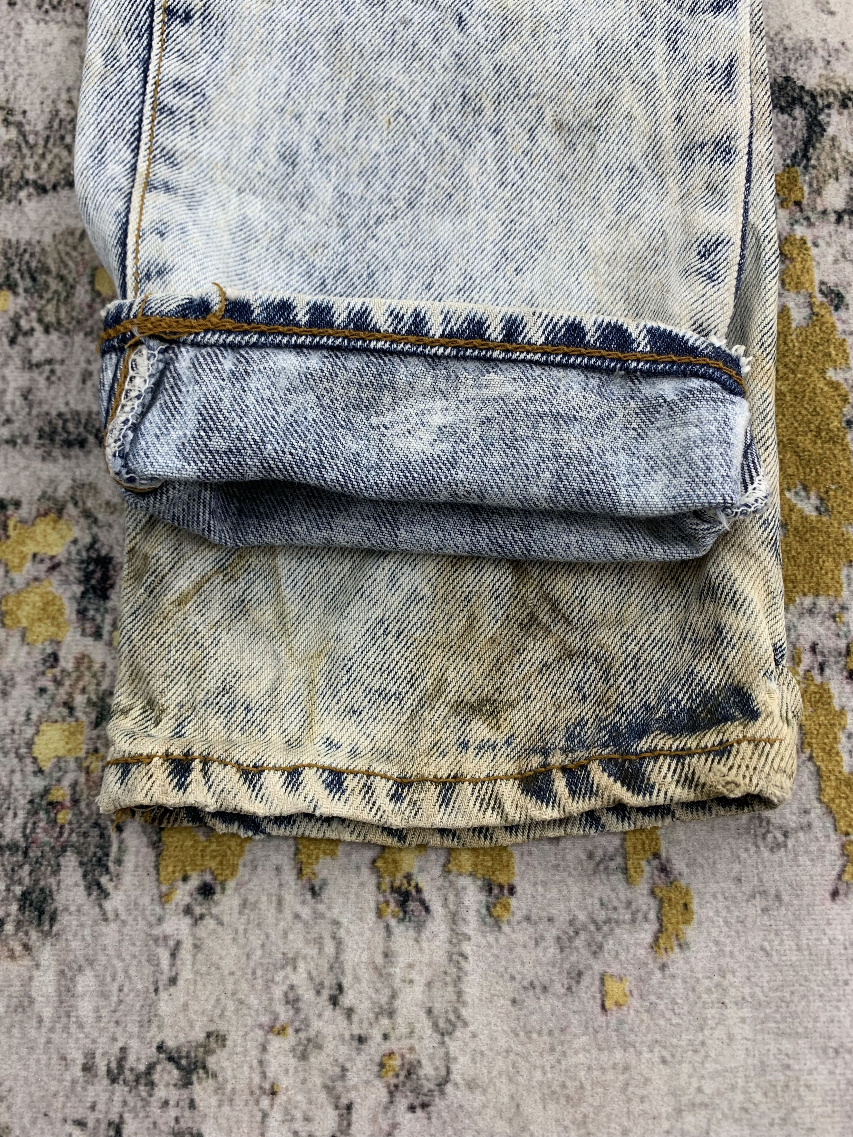 Vintage Vintage Wrangler Acid Wash Denim 26x33 Dirty Faded Size 26" / US 2 / IT 38 - 12 Thumbnail