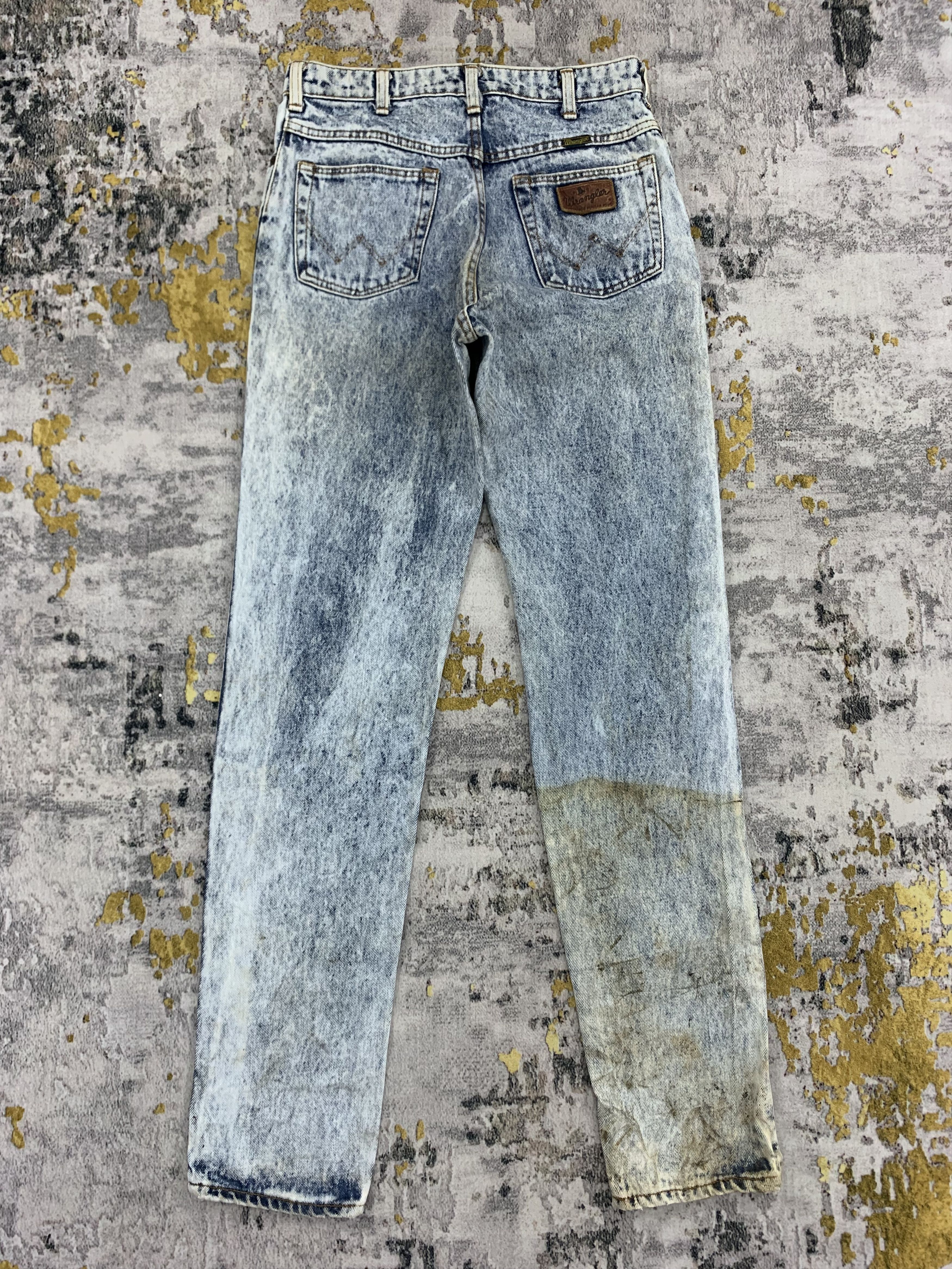Vintage Vintage Wrangler Acid Wash Denim 26x33 Dirty Faded Size 26" / US 2 / IT 38 - 5 Thumbnail
