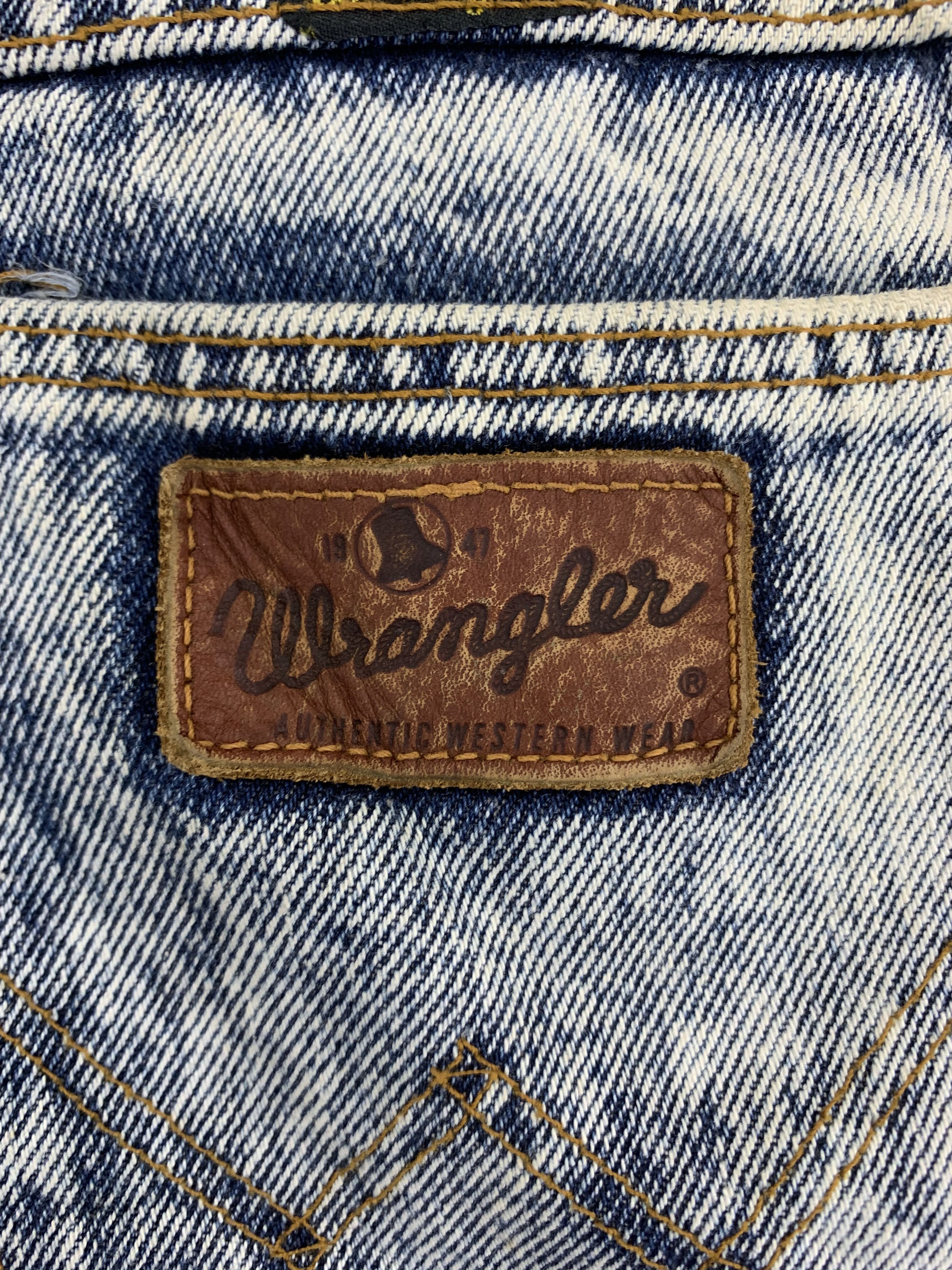 Vintage Vintage Wrangler Acid Wash Denim 26x33 Dirty Faded Size 26" / US 2 / IT 38 - 7 Thumbnail