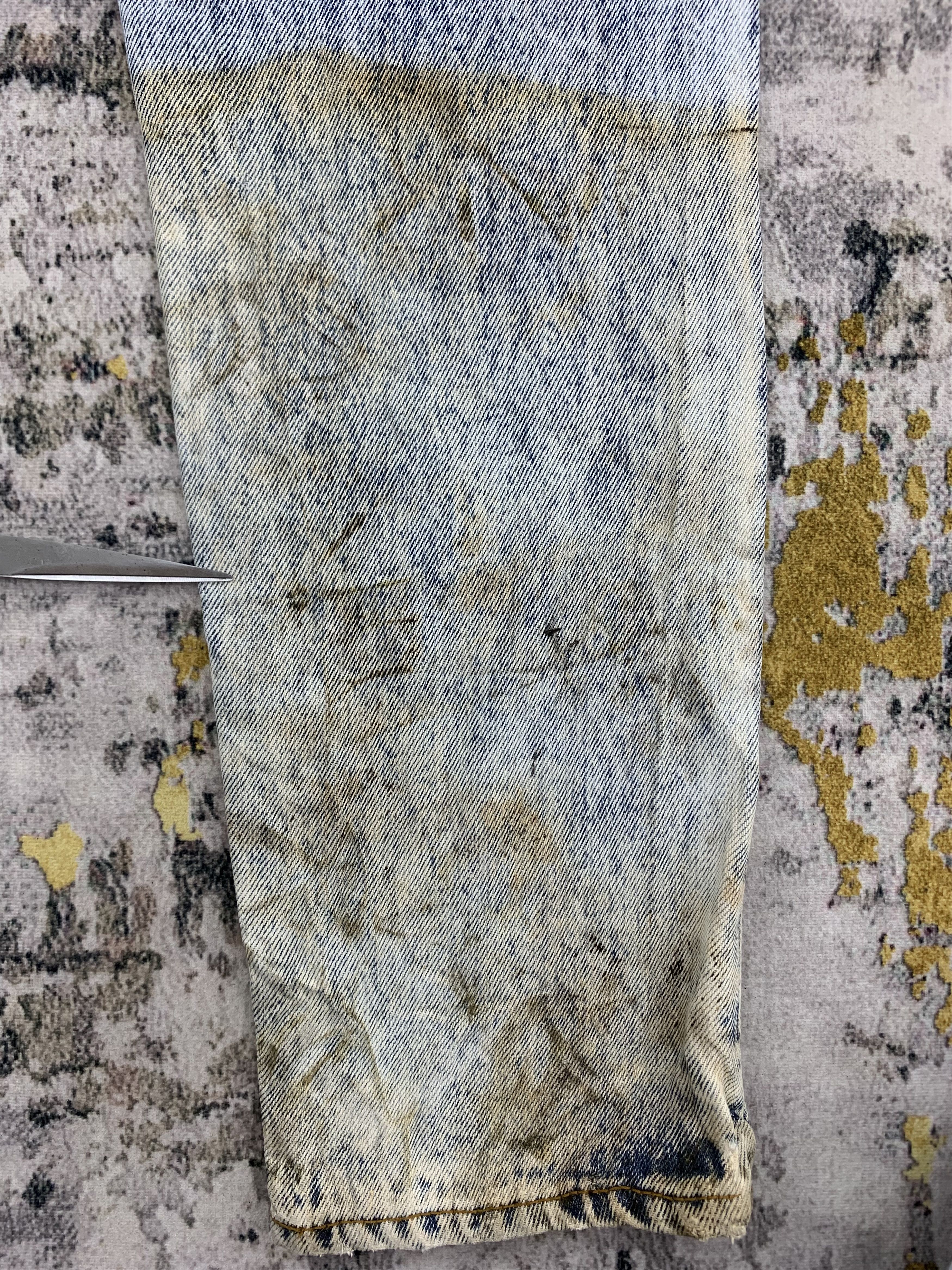 Vintage Vintage Wrangler Acid Wash Denim 26x33 Dirty Faded Size 26" / US 2 / IT 38 - 9 Thumbnail