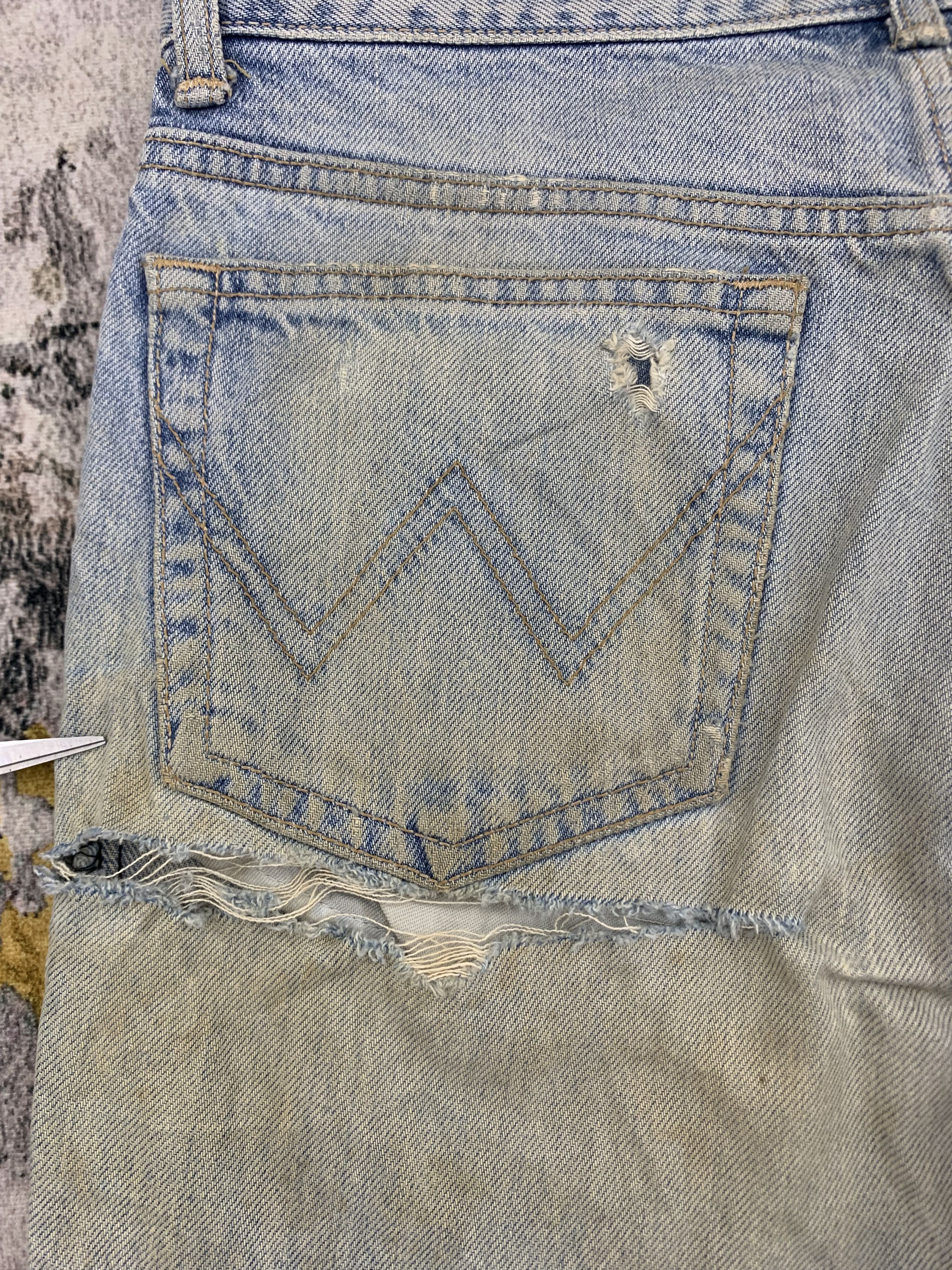 Edwin Vintage Edwin Denim 29x30.5 Distressed Faded Size US 29 - 12 Thumbnail