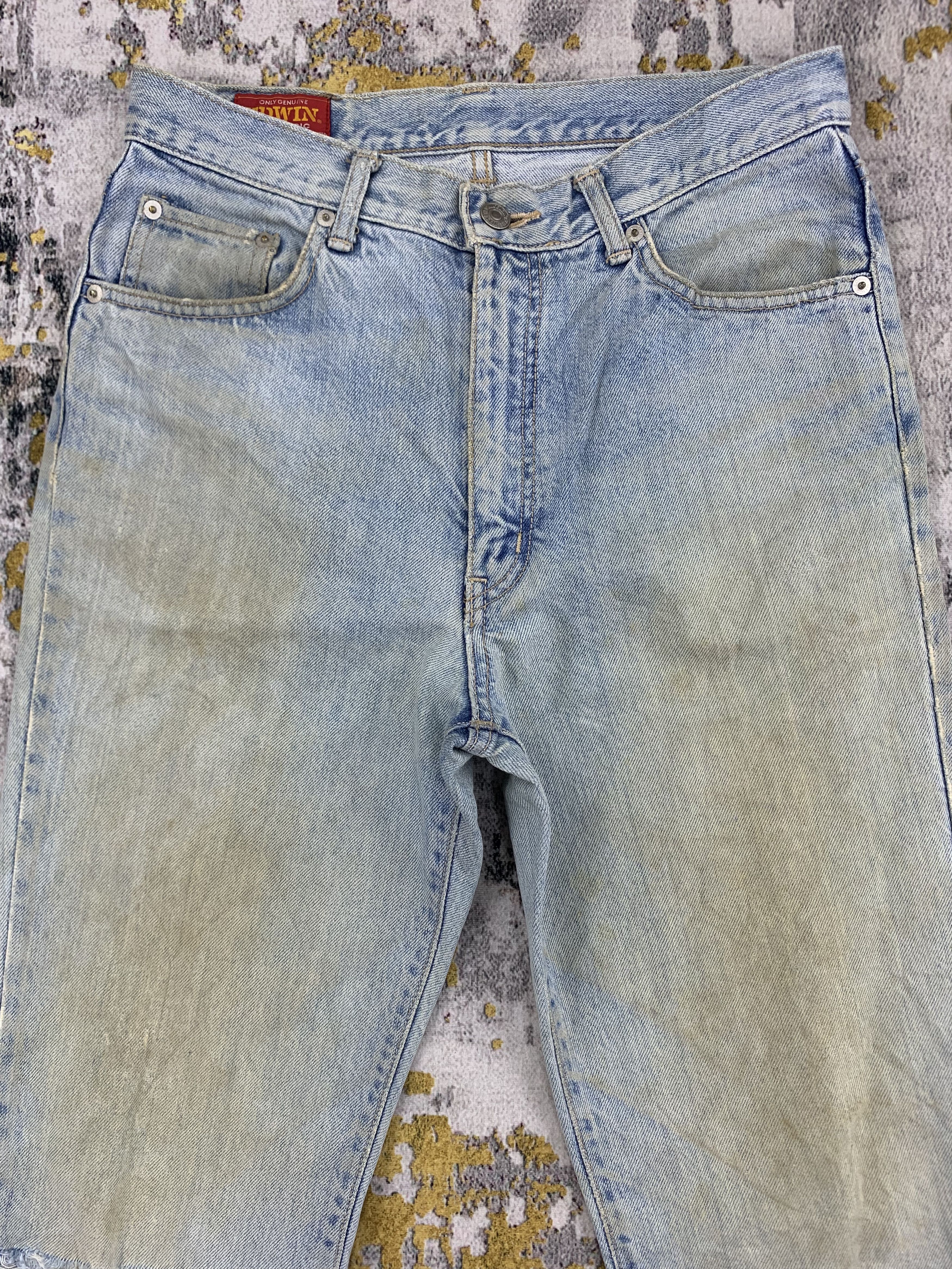 Edwin Vintage Edwin Denim 29x30.5 Distressed Faded Size US 29 - 2 Thumbnail