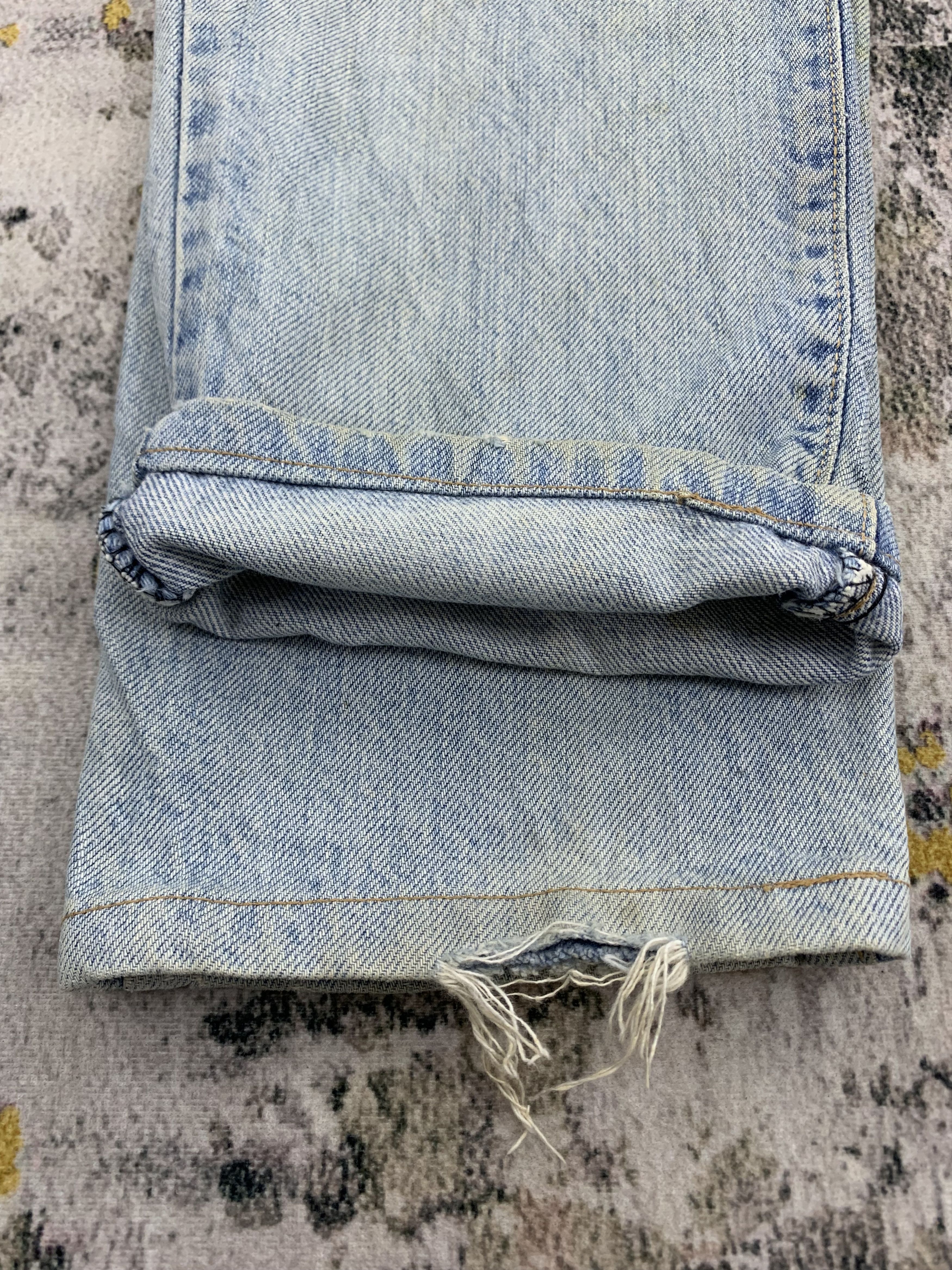 Edwin Vintage Edwin Denim 29x30.5 Distressed Faded Size US 29 - 15 Thumbnail