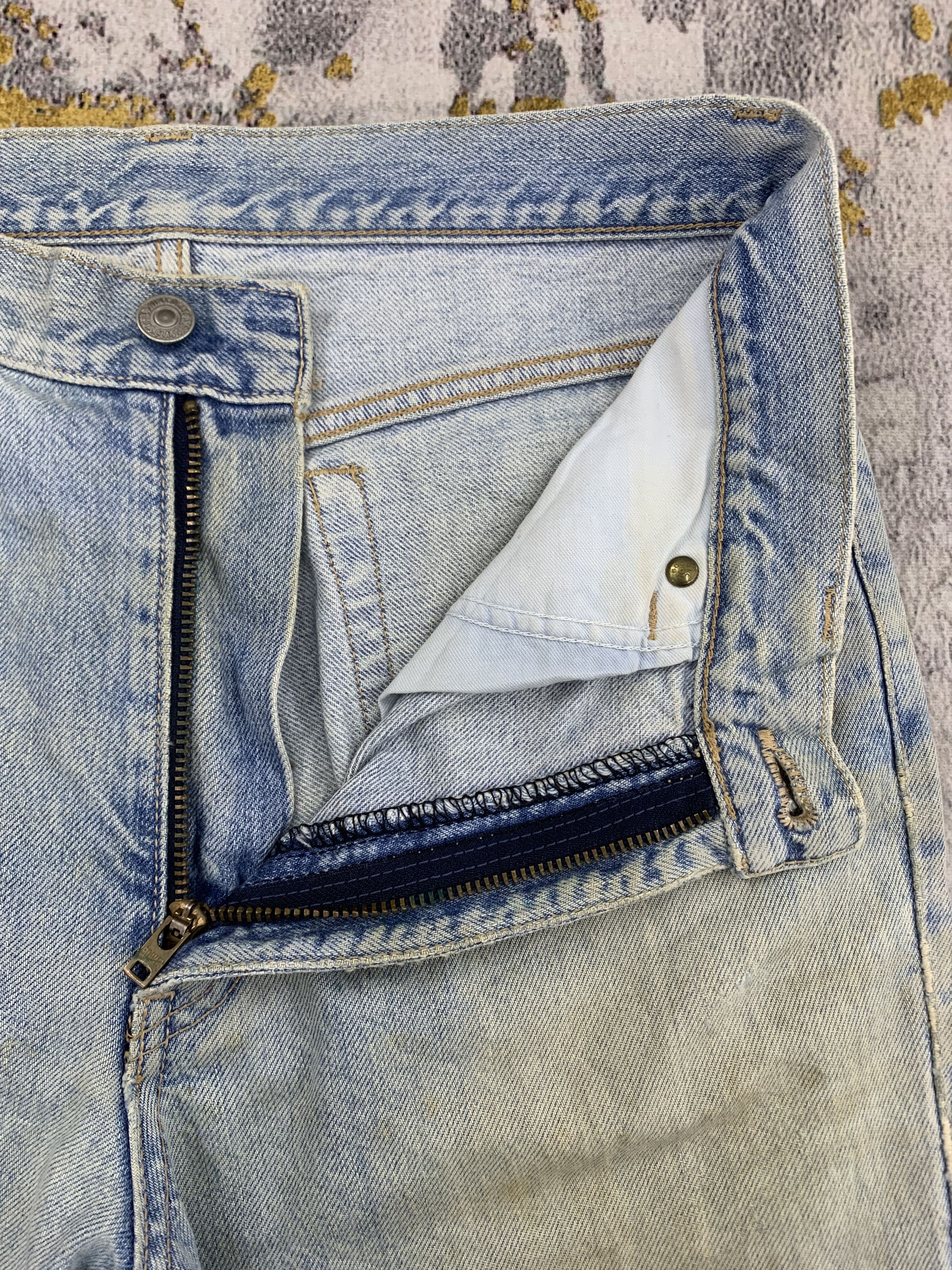 Edwin Vintage Edwin Denim 29x30.5 Distressed Faded Size US 29 - 3 Thumbnail