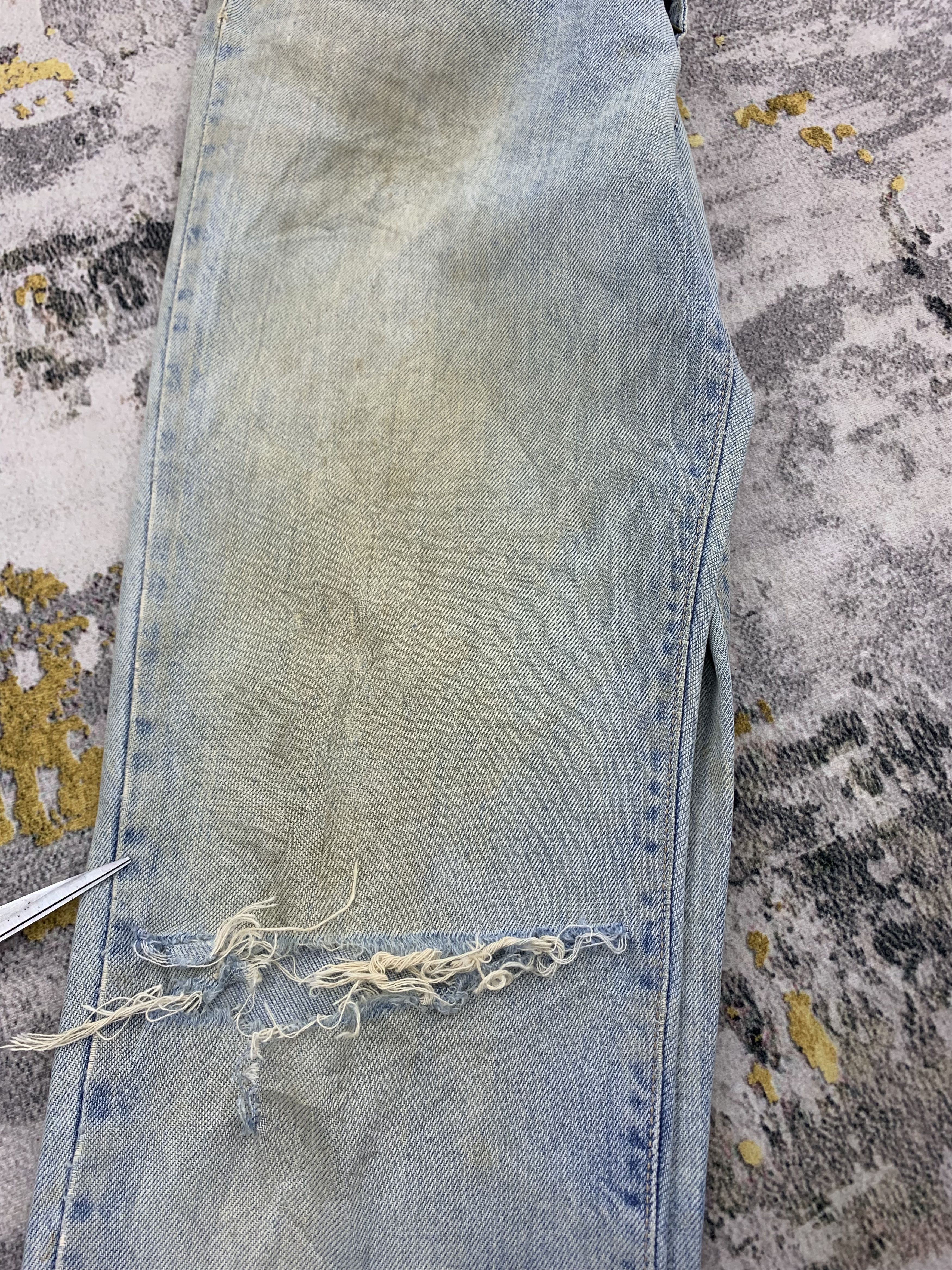 Edwin Vintage Edwin Denim 29x30.5 Distressed Faded Size US 29 - 14 Thumbnail