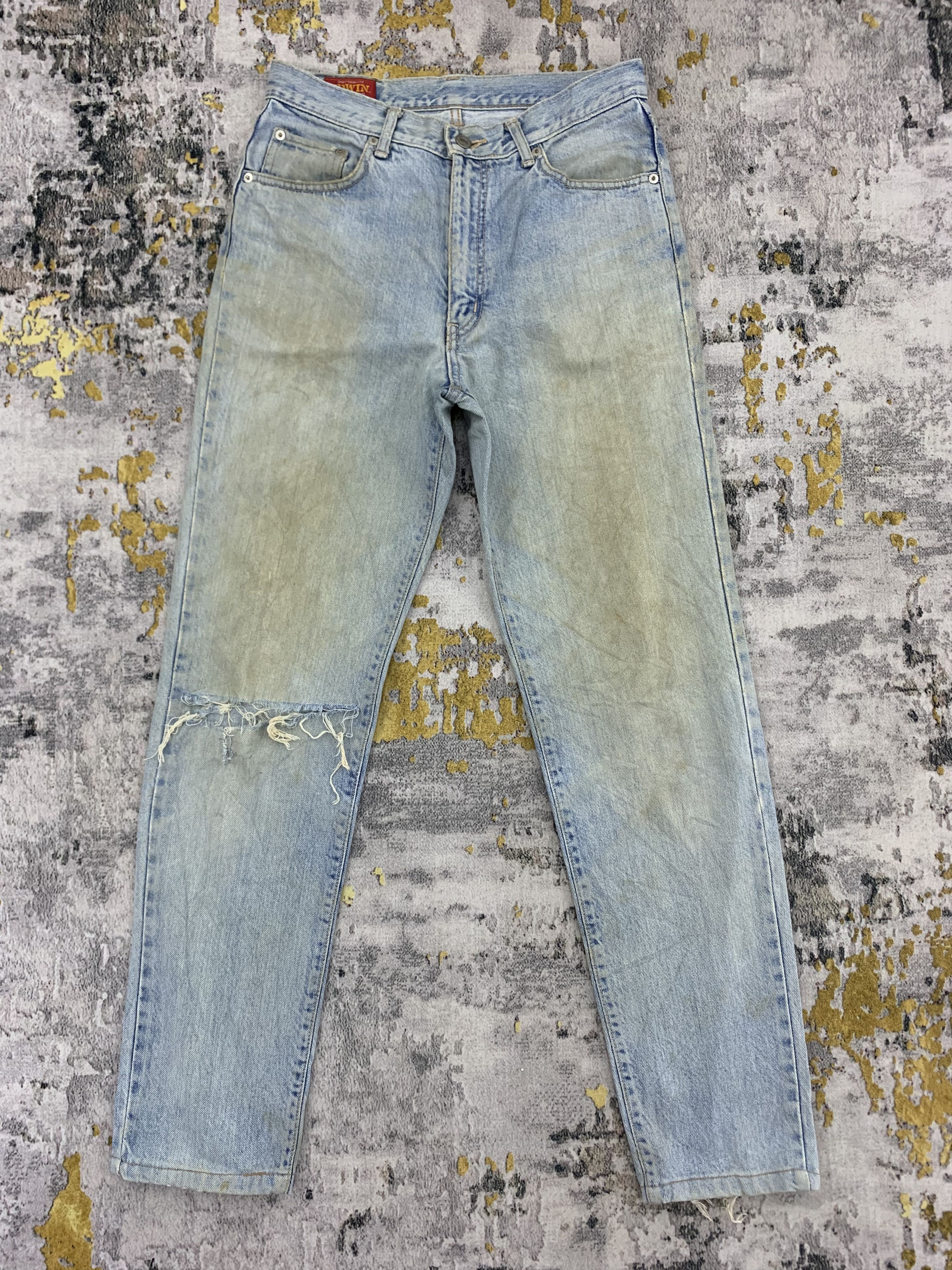 Edwin Vintage Edwin Denim 29x30.5 Distressed Faded Size US 29 - 1 Thumbnail