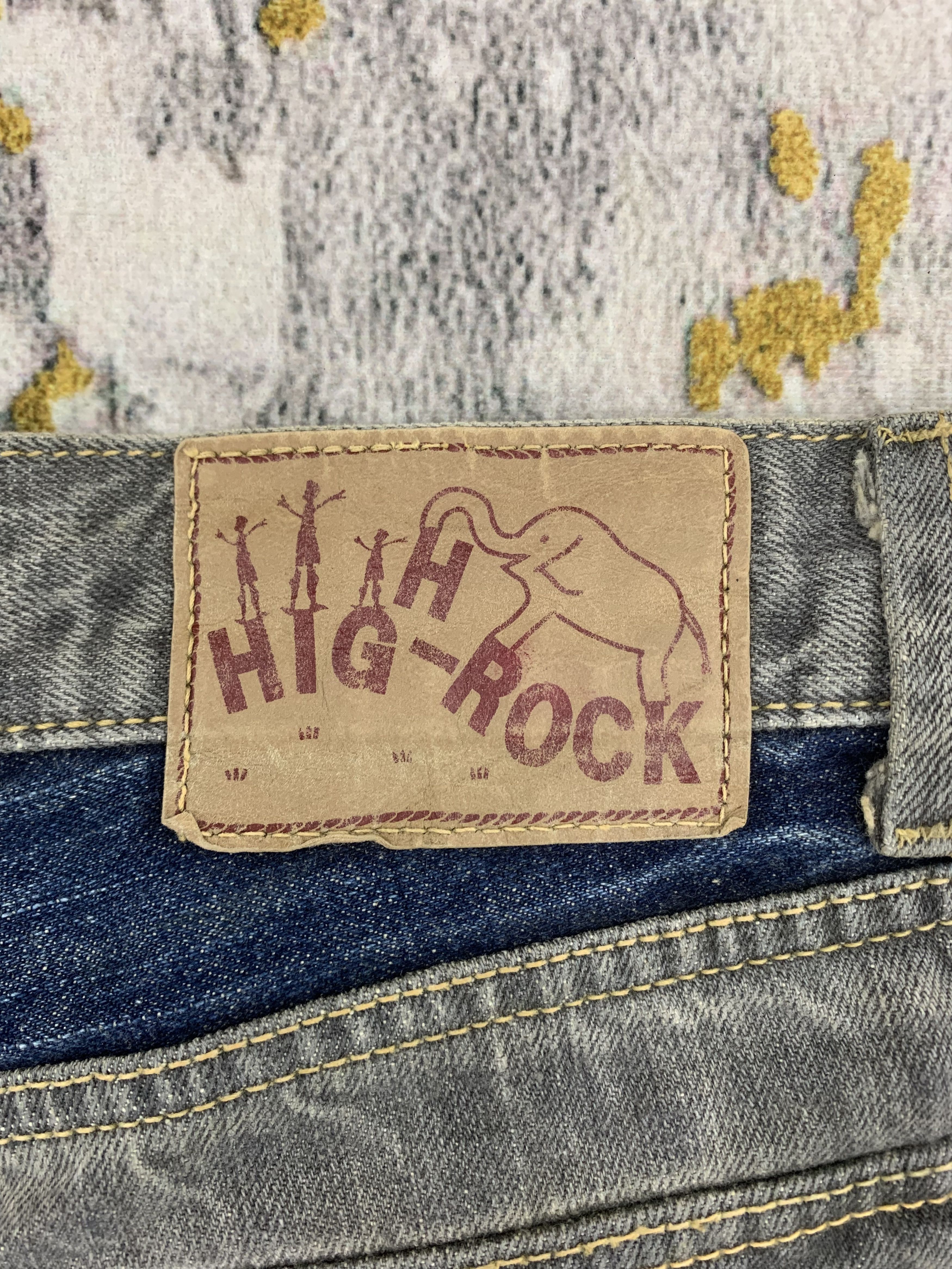 Japanese Brand Vintage High Rock Bush Pants Denim 29x32 Distressed Size US 29 - 8 Thumbnail