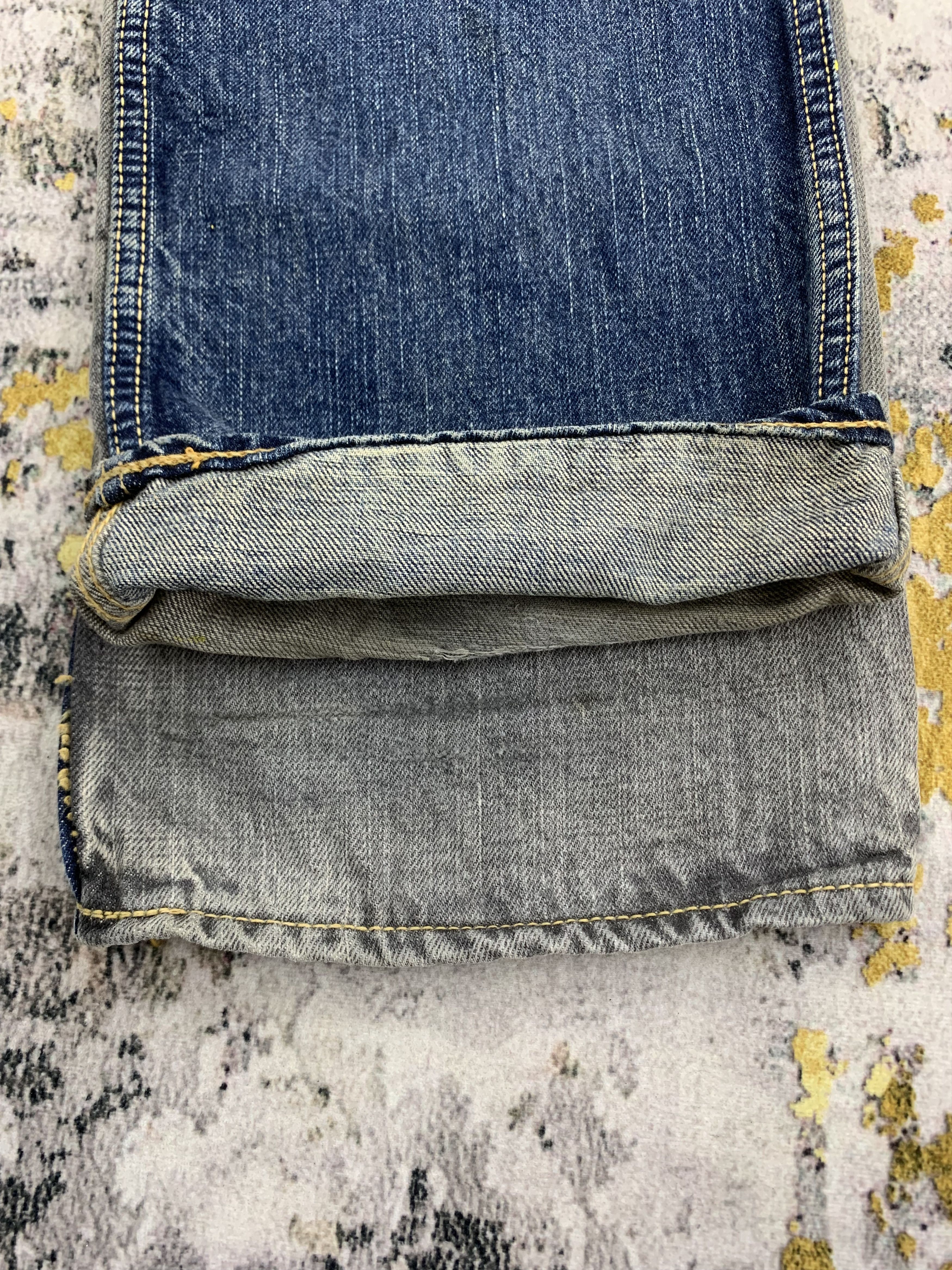 Japanese Brand Vintage High Rock Bush Pants Denim 29x32 Distressed Size US 29 - 12 Thumbnail
