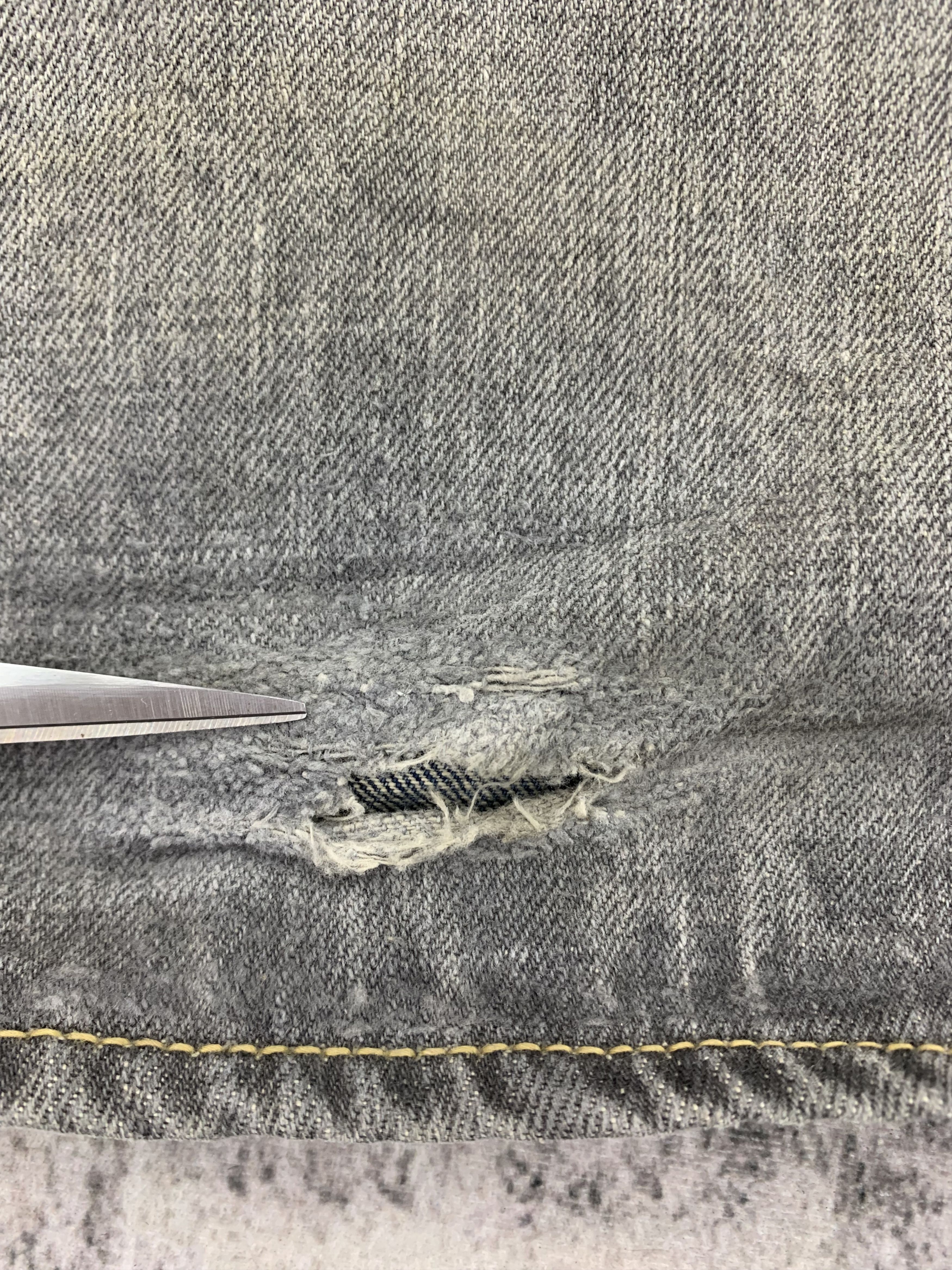 Japanese Brand Vintage High Rock Bush Pants Denim 29x32 Distressed Size US 29 - 11 Thumbnail