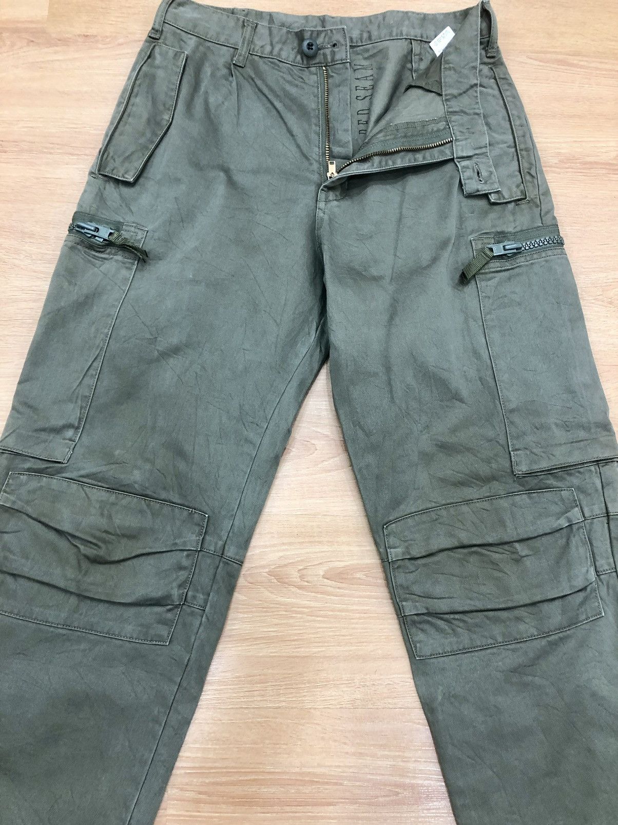 Seditionaries red seam cargo pants air force style multipocket Size US 30 / EU 46 - 4 Thumbnail