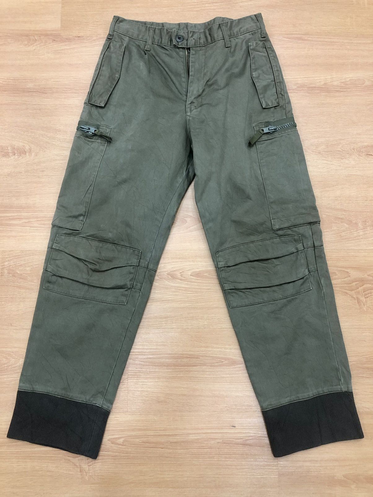 Seditionaries red seam cargo pants air force style multipocket Size US 30 / EU 46 - 1 Thumbnail