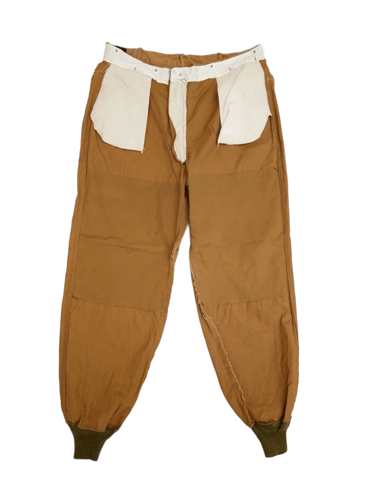 Vintage 1940 50's Hunting Wooden Cotton duck canvas pants USA Size US 38 / EU 54 - 10 Thumbnail