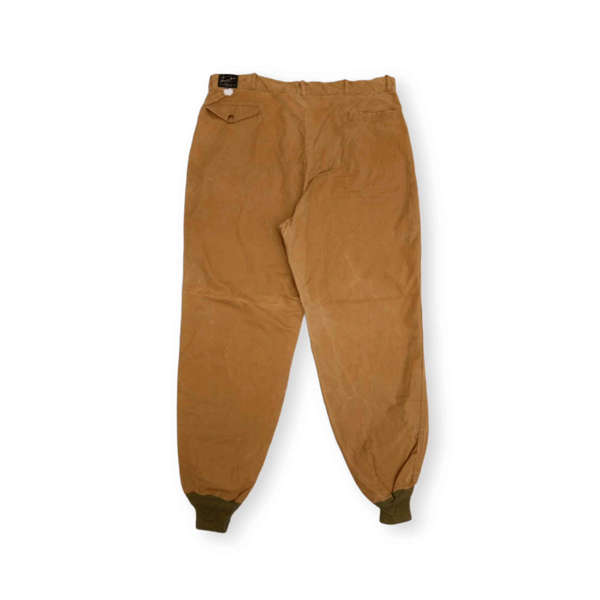 Vintage 1940 50's Hunting Wooden Cotton duck canvas pants USA Size US 38 / EU 54 - 2 Thumbnail