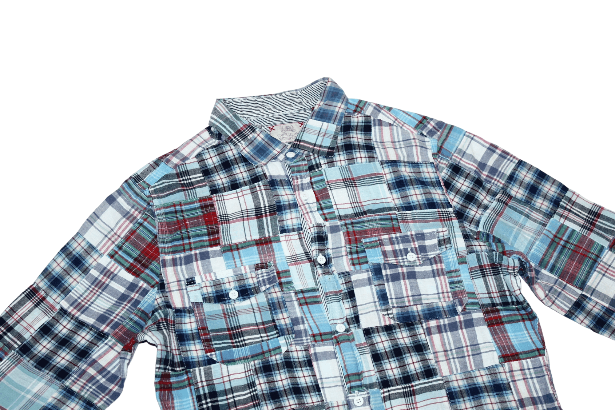 Flannel VTG Grunge Punk Patchwork Flannel Shirt. Needles Bode style Size US M / EU 48-50 / 2 - 6 Thumbnail