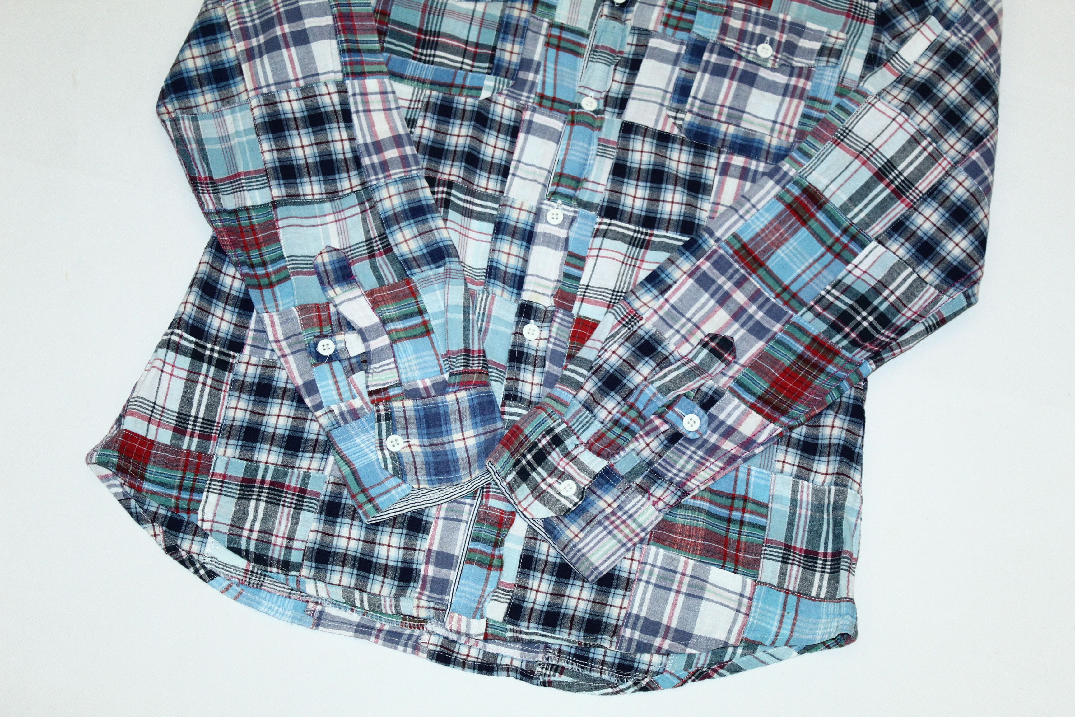 Flannel VTG Grunge Punk Patchwork Flannel Shirt. Needles Bode style Size US M / EU 48-50 / 2 - 7 Thumbnail