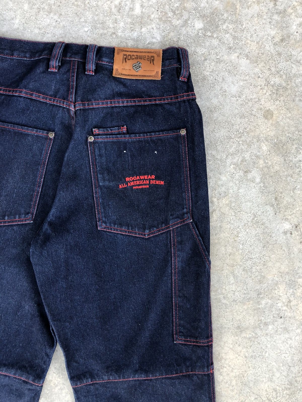 Rocawear Rare Rocawear Baggy Jeans Carpenter hip hop Size US 32 / EU 48 - 11 Thumbnail