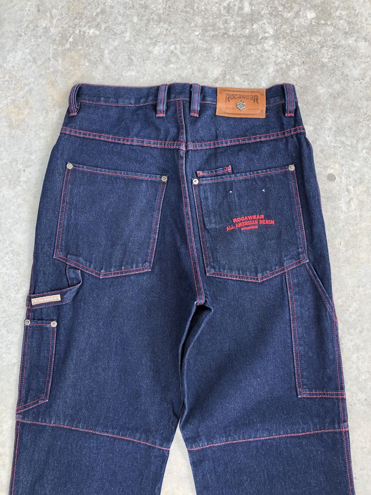Rocawear Rare Rocawear Baggy Jeans Carpenter hip hop Size US 32 / EU 48 - 9 Thumbnail
