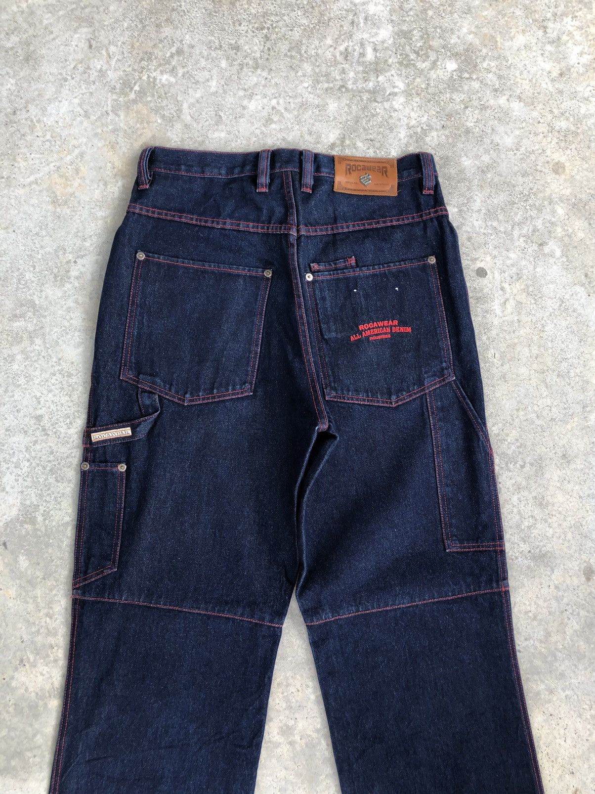 Rocawear Rare Rocawear Baggy Jeans Carpenter hip hop Size US 32 / EU 48 - 8 Thumbnail