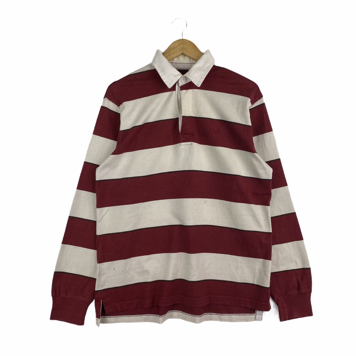 Timberland × Vintage VINTAGE TIMBERLAND SMALL LOGO OUTDOOR POLOS RUGBY Size US M / EU 48-50 / 2 - 1 Thumbnail