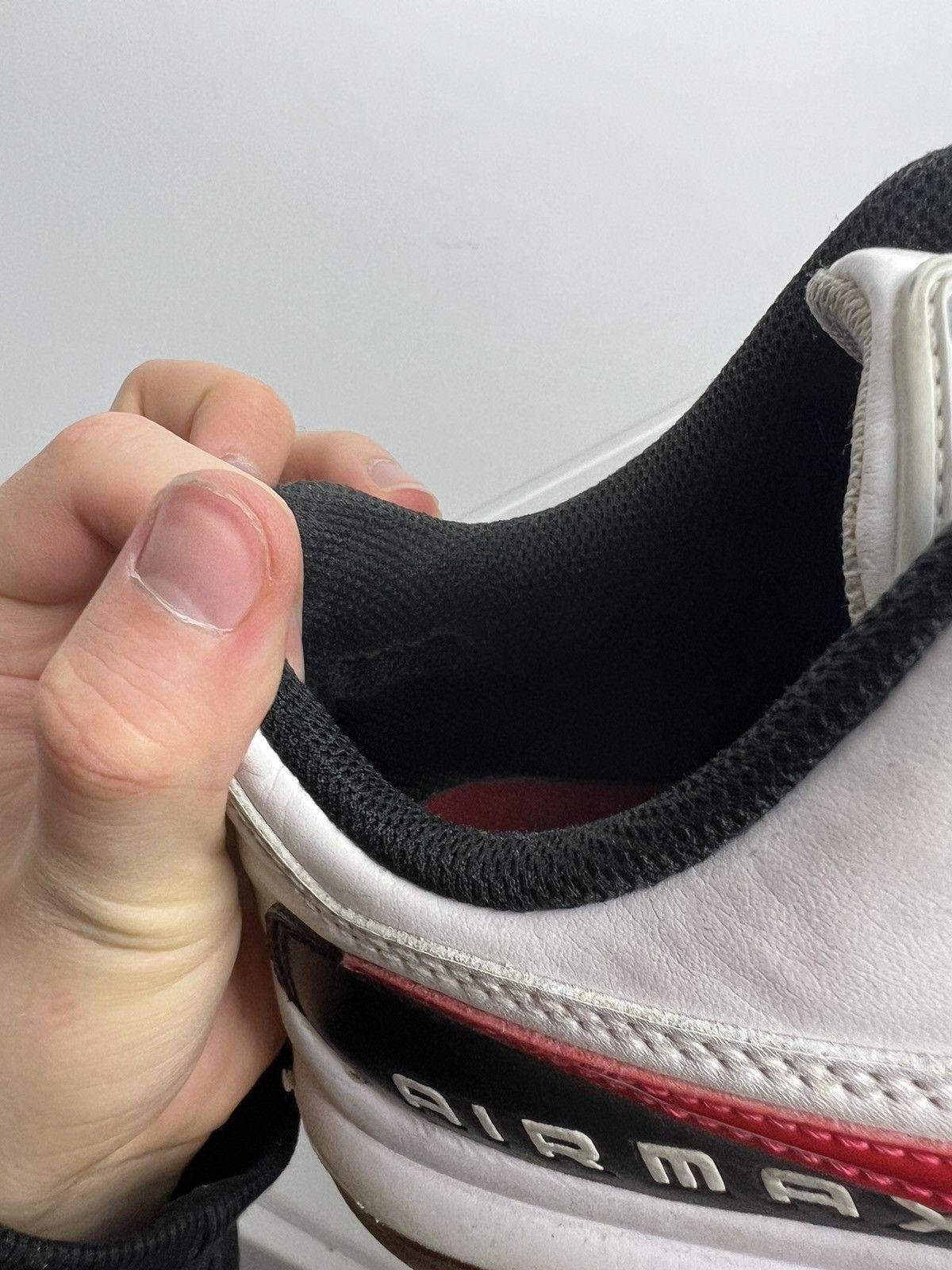 Nike Rare Air Max 3 LTD Red White Sneakers Shoes Gabber Rave Size US 9.5 / EU 42-43 - 9 Thumbnail