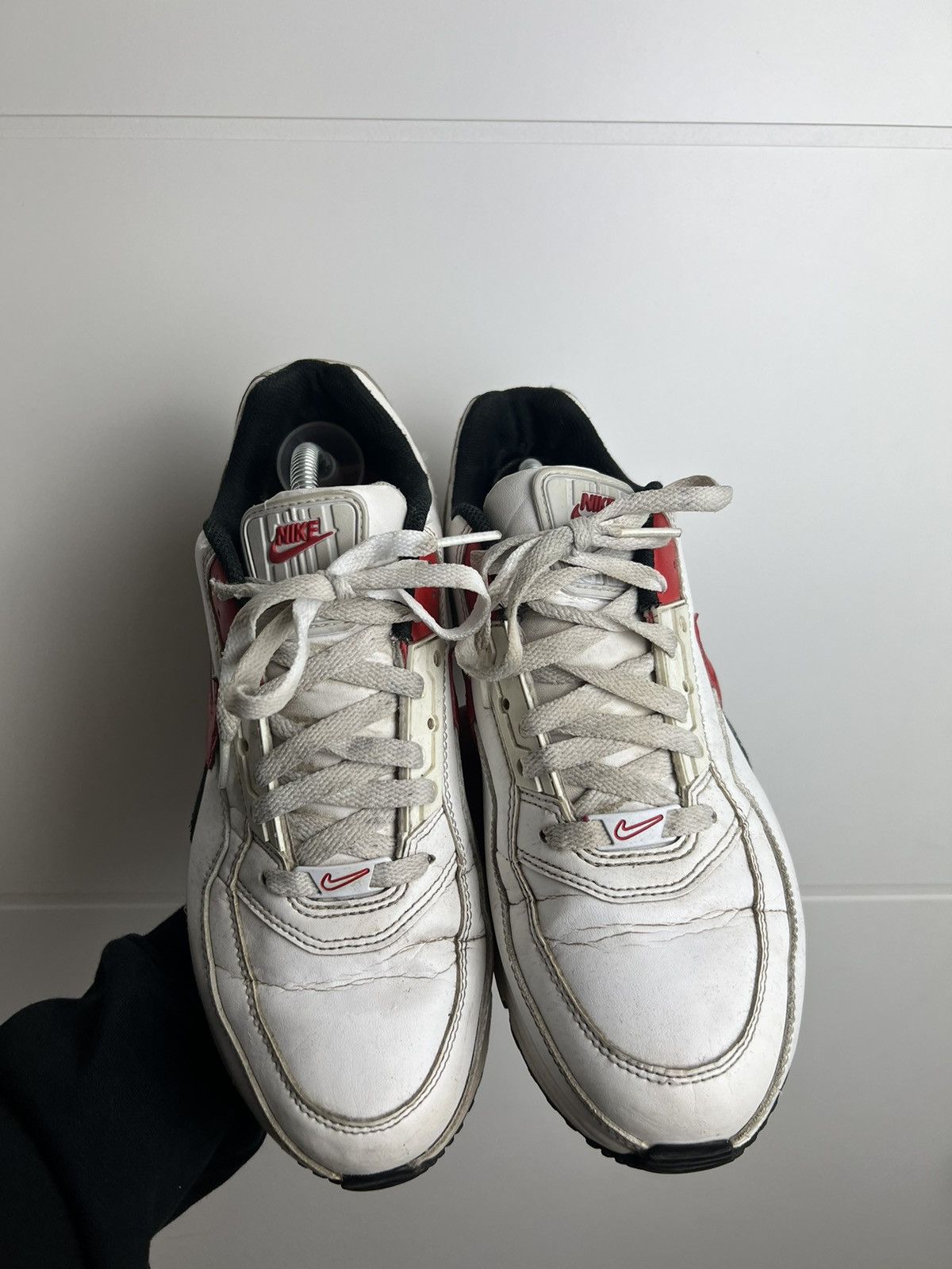 Nike Rare Air Max 3 LTD Red White Sneakers Shoes Gabber Rave Size US 9.5 / EU 42-43 - 2 Thumbnail