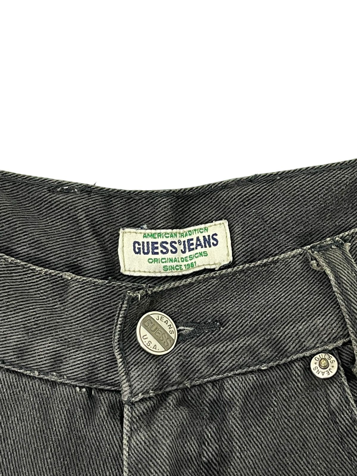Guess Wide Baggy Jeans 90s Guess Jeans Faded Denim 1🟦6 Size US 30 / EU 46 - 21 Thumbnail
