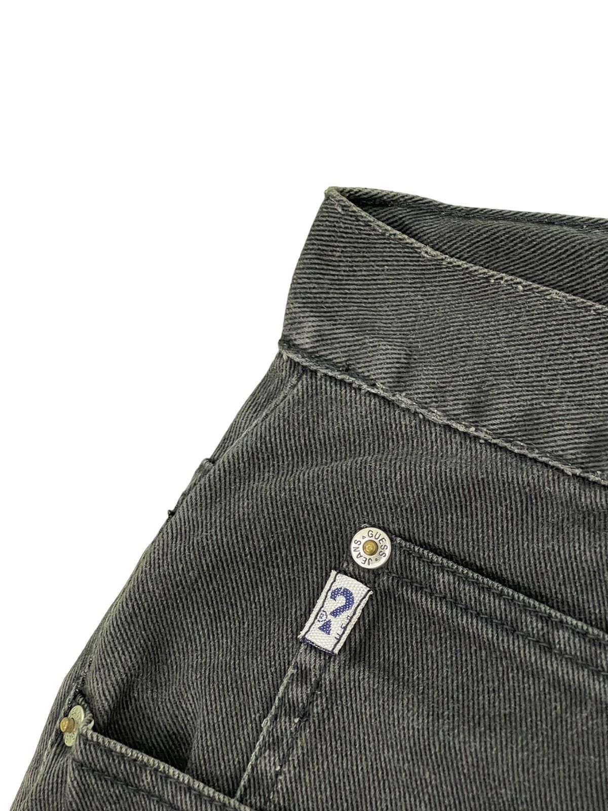 Guess Wide Baggy Jeans 90s Guess Jeans Faded Denim 1🟦6 Size US 30 / EU 46 - 20 Thumbnail