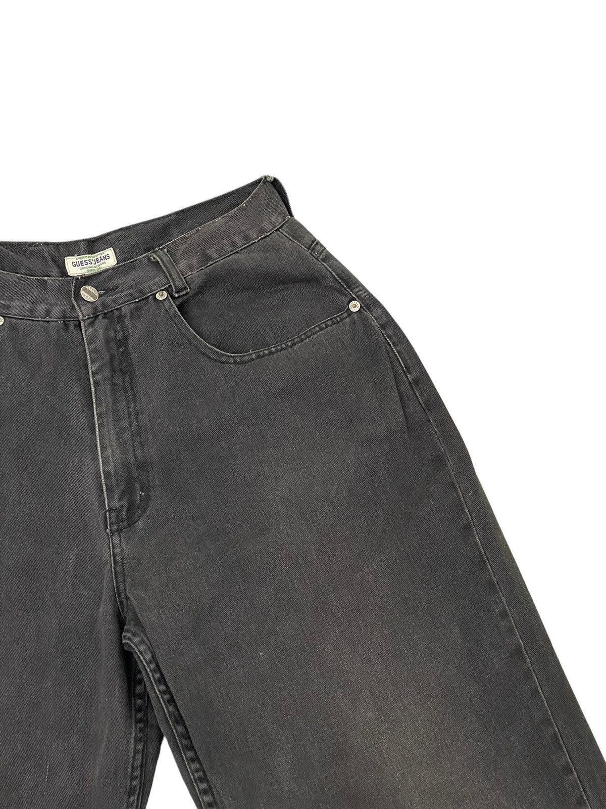 Guess Wide Baggy Jeans 90s Guess Jeans Faded Denim 1🟦6 Size US 30 / EU 46 - 19 Thumbnail