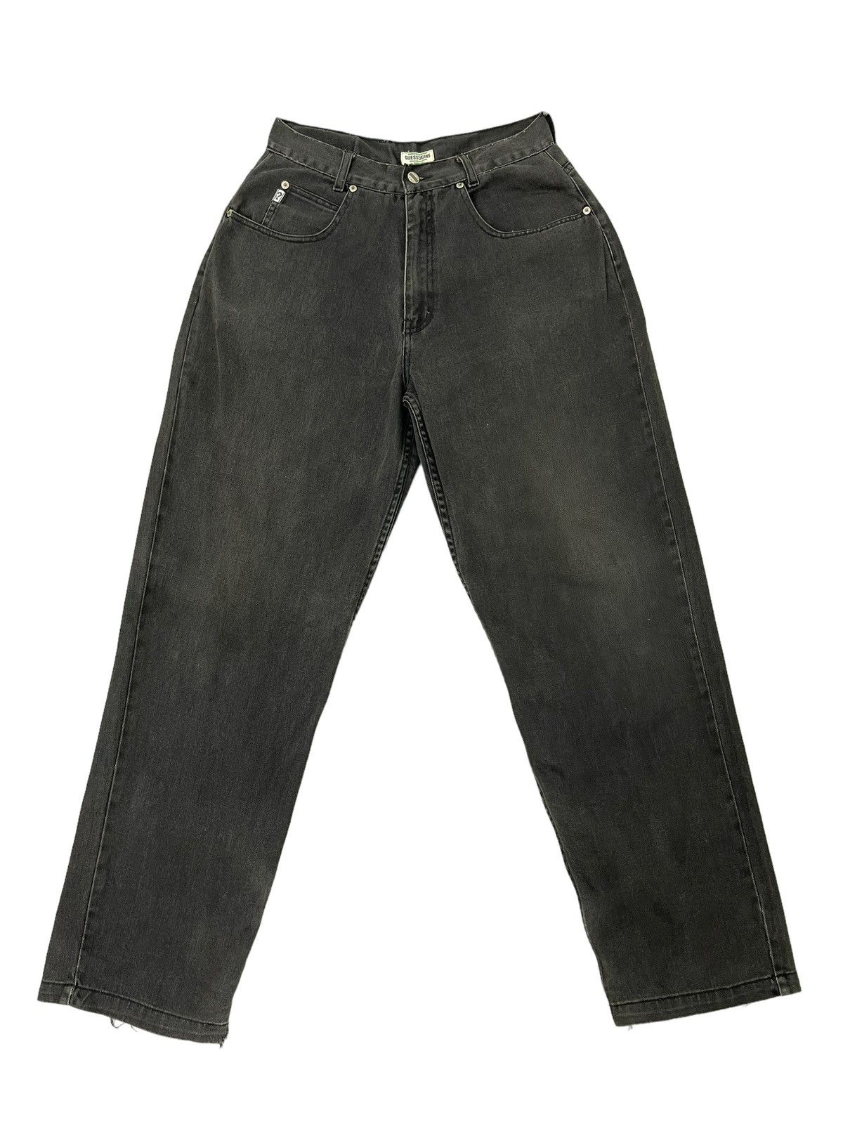 Guess Wide Baggy Jeans 90s Guess Jeans Faded Denim 1🟦6 Size US 30 / EU 46 - 11 Thumbnail