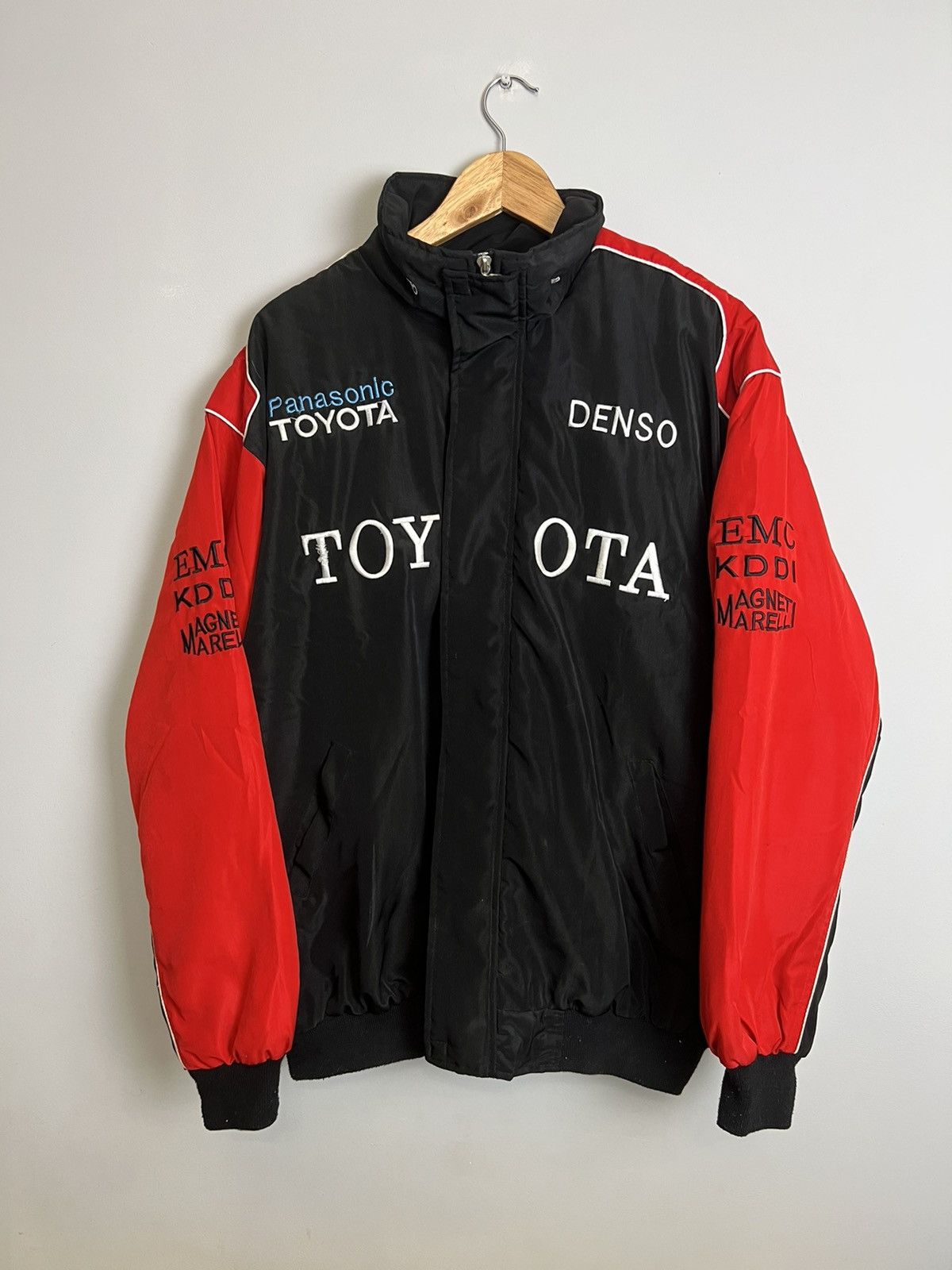 MOTO × Racing × Vintage Toyota moto racing jacket panasonic michellin ...