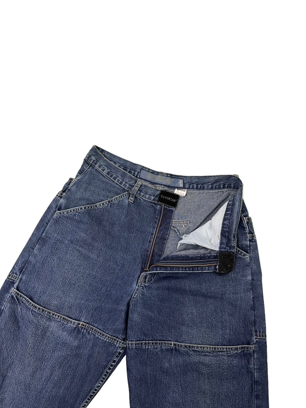 Levi's Vintage Clothing Baggy Wide Jeans Vtg Levi’s Silver Tab 4🟦8 Size US 35 - 10 Thumbnail
