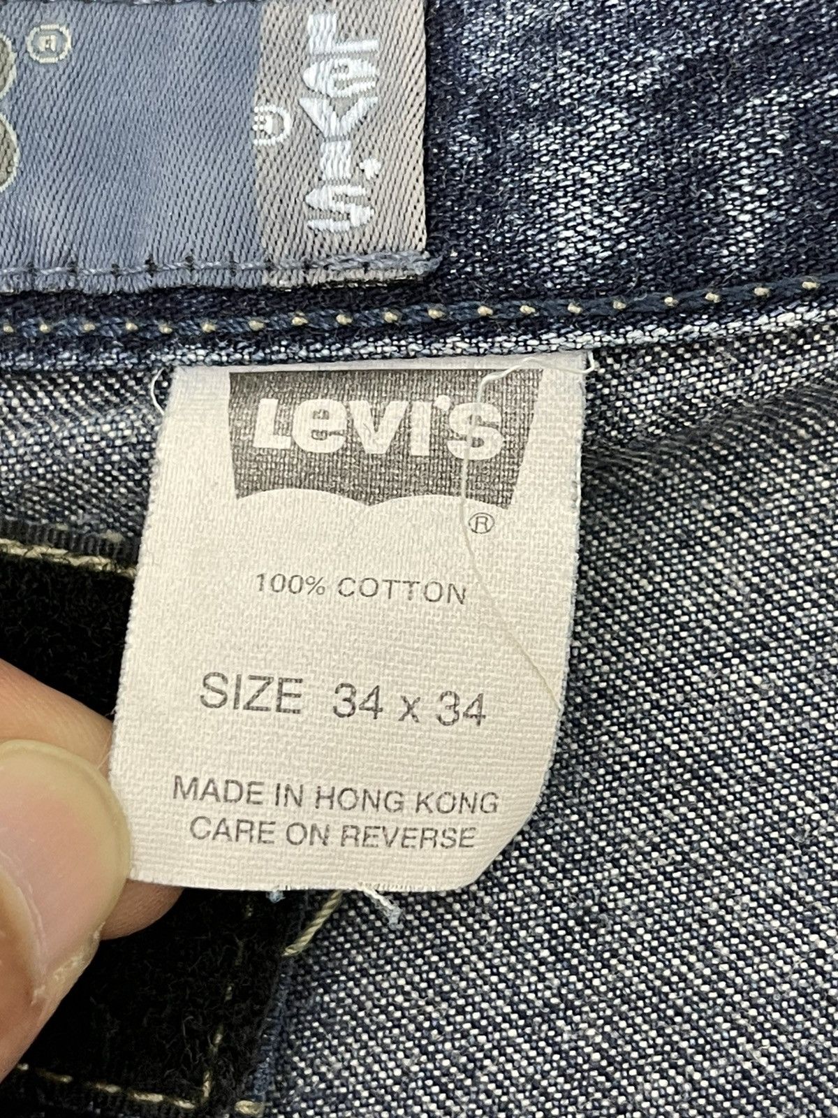 Levi's Vintage Clothing Baggy Wide Jeans Vtg Levi’s Silver Tab 4🟦8 Size US 35 - 20 Thumbnail
