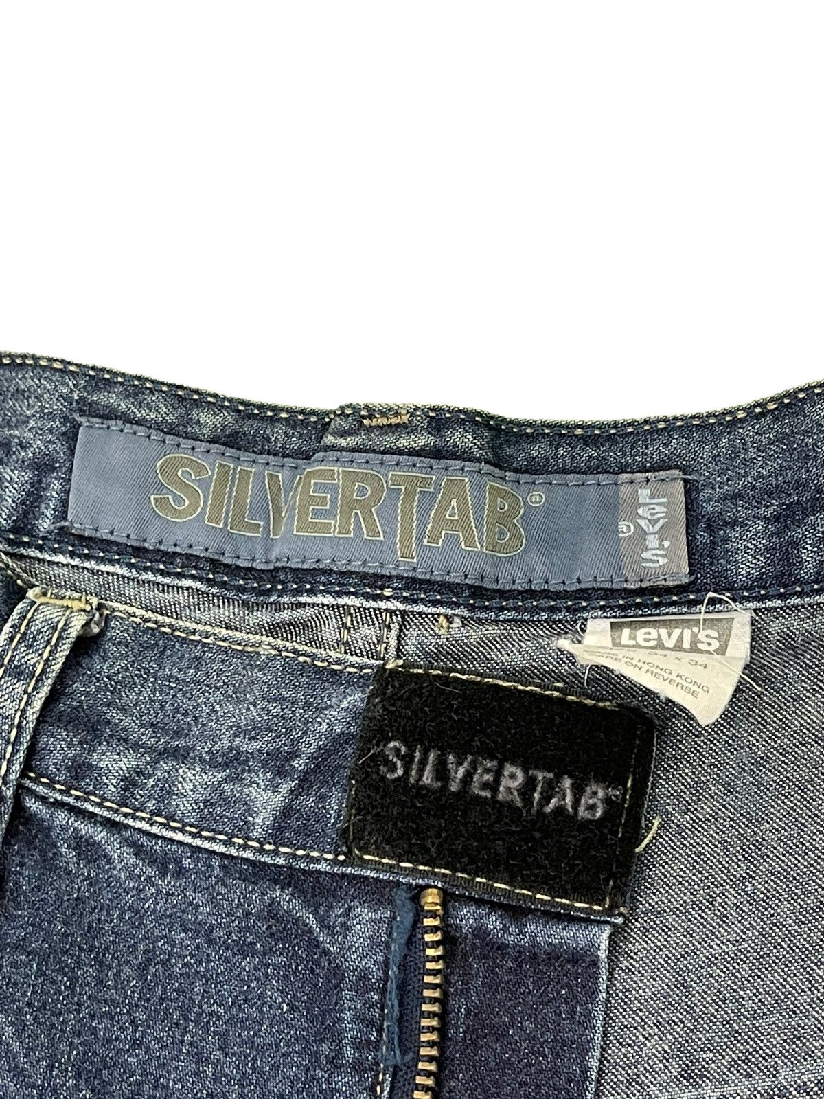 Levi's Vintage Clothing Baggy Wide Jeans Vtg Levi’s Silver Tab 4🟦8 Size US 35 - 11 Thumbnail