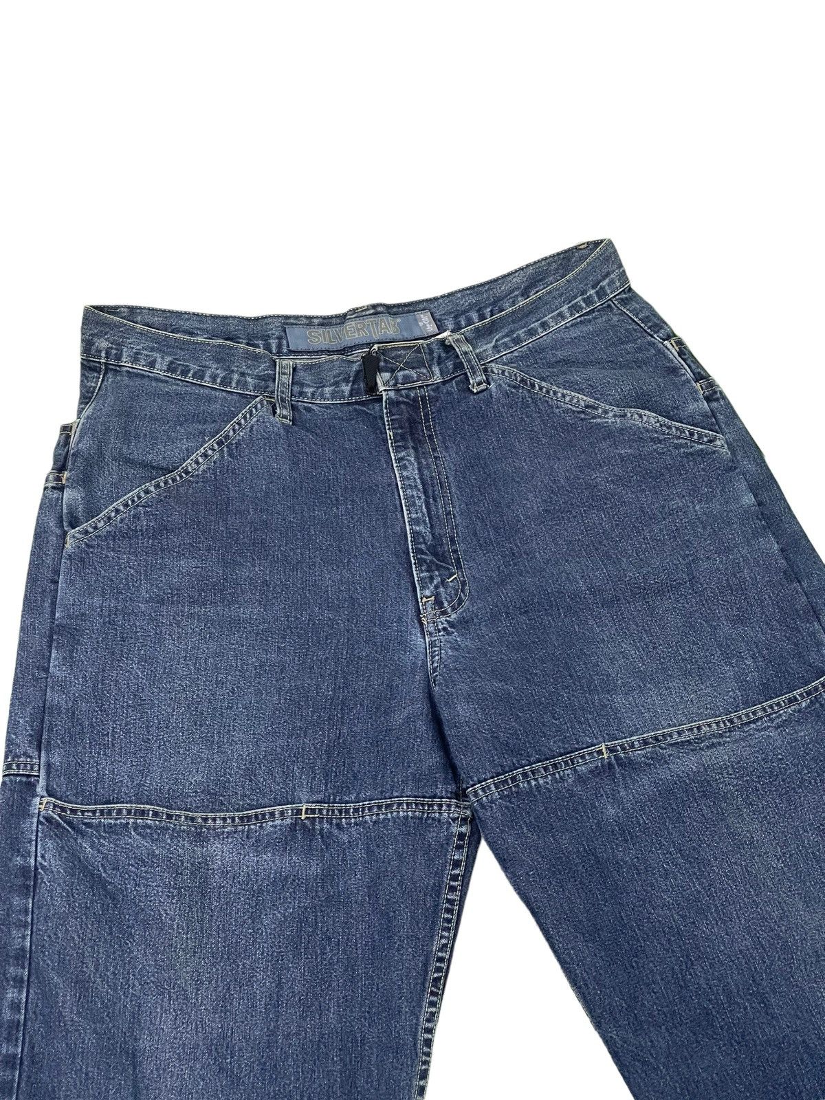 Levi's Vintage Clothing Baggy Wide Jeans Vtg Levi’s Silver Tab 4🟦8 Size US 35 - 9 Thumbnail